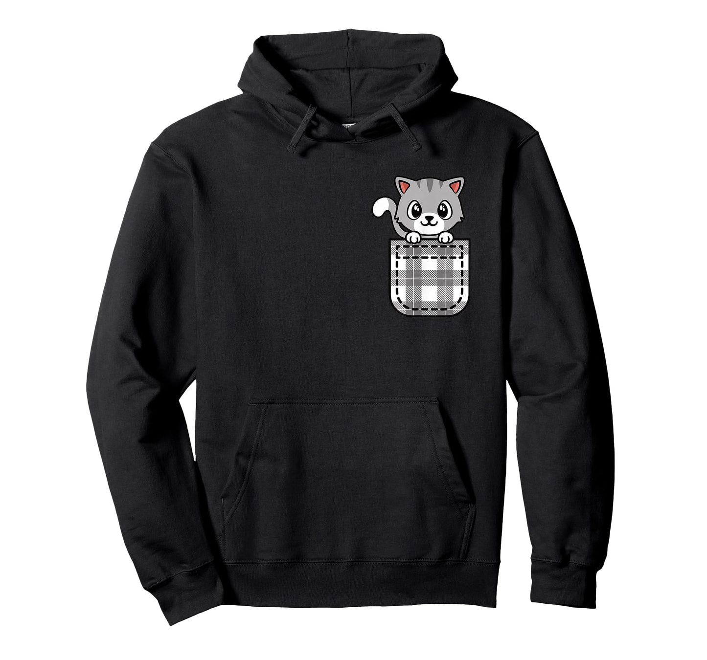 Funny Cat Pocket Kitten Lover Men Women Kids T-Shirt