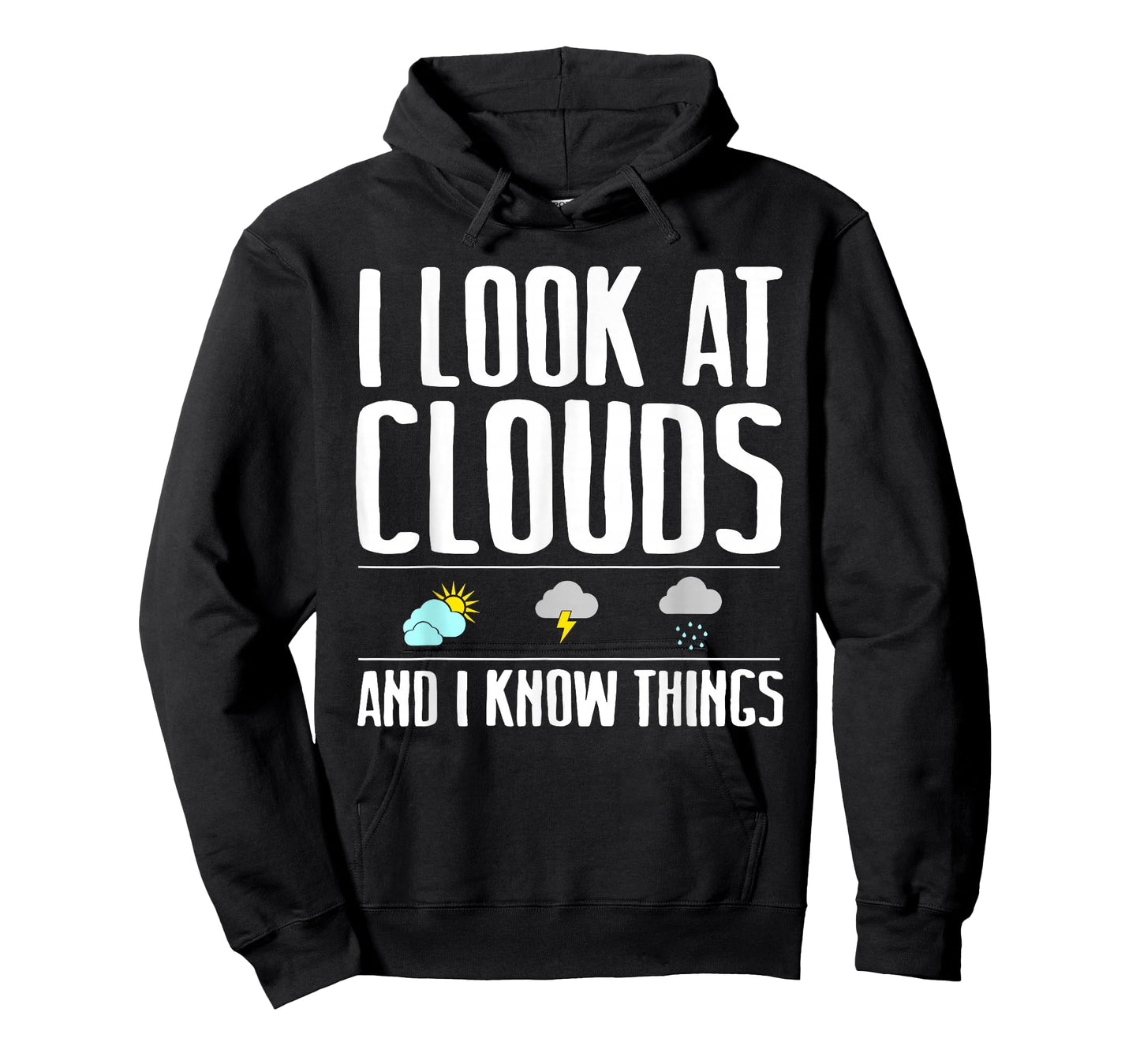 Funny Meteorologist Gift Cool Chaser Weather Forecast Clouds T-Shirt Small