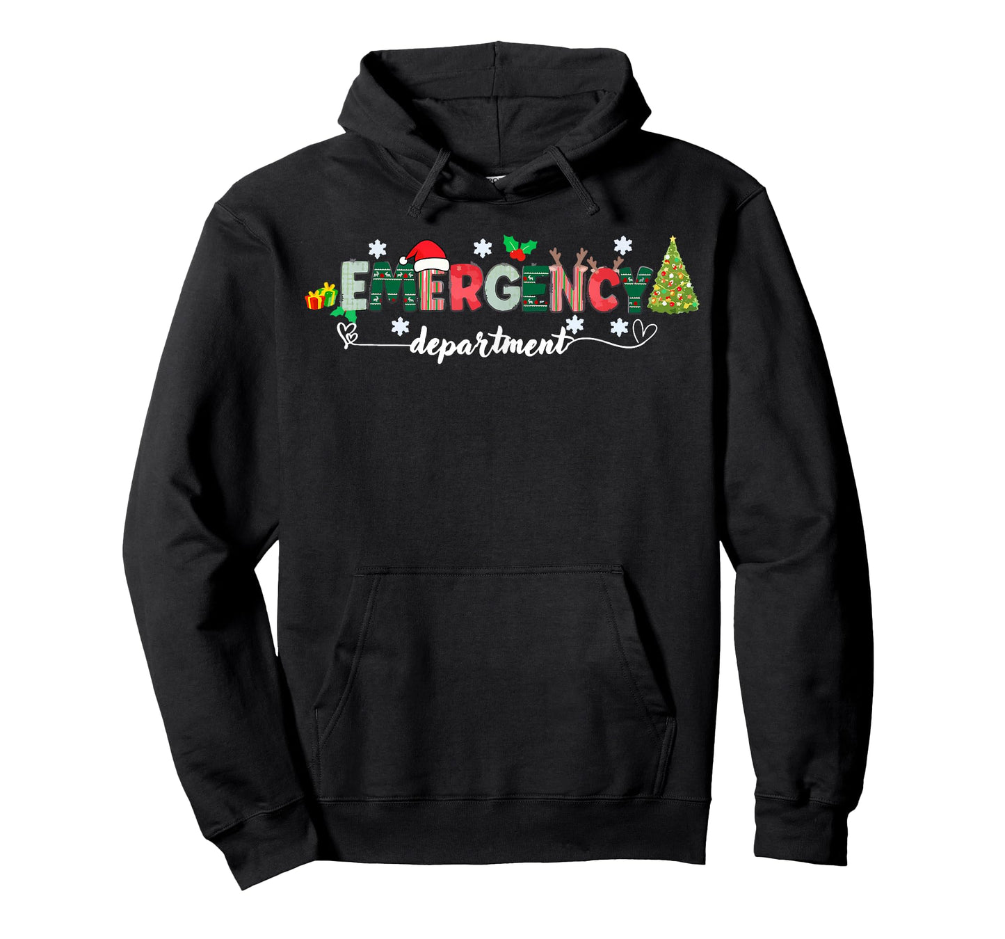 Christmas Emergency Room ER RN Nurse Department Healthcare T-Shirt