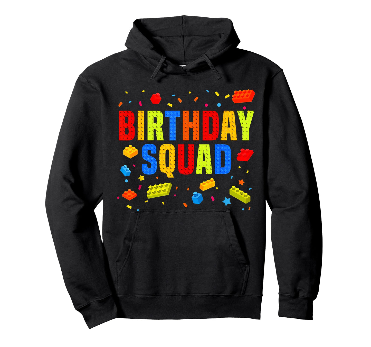 Brick Builder Funny Blocks Master Builder Birthday Squad T-Shirt