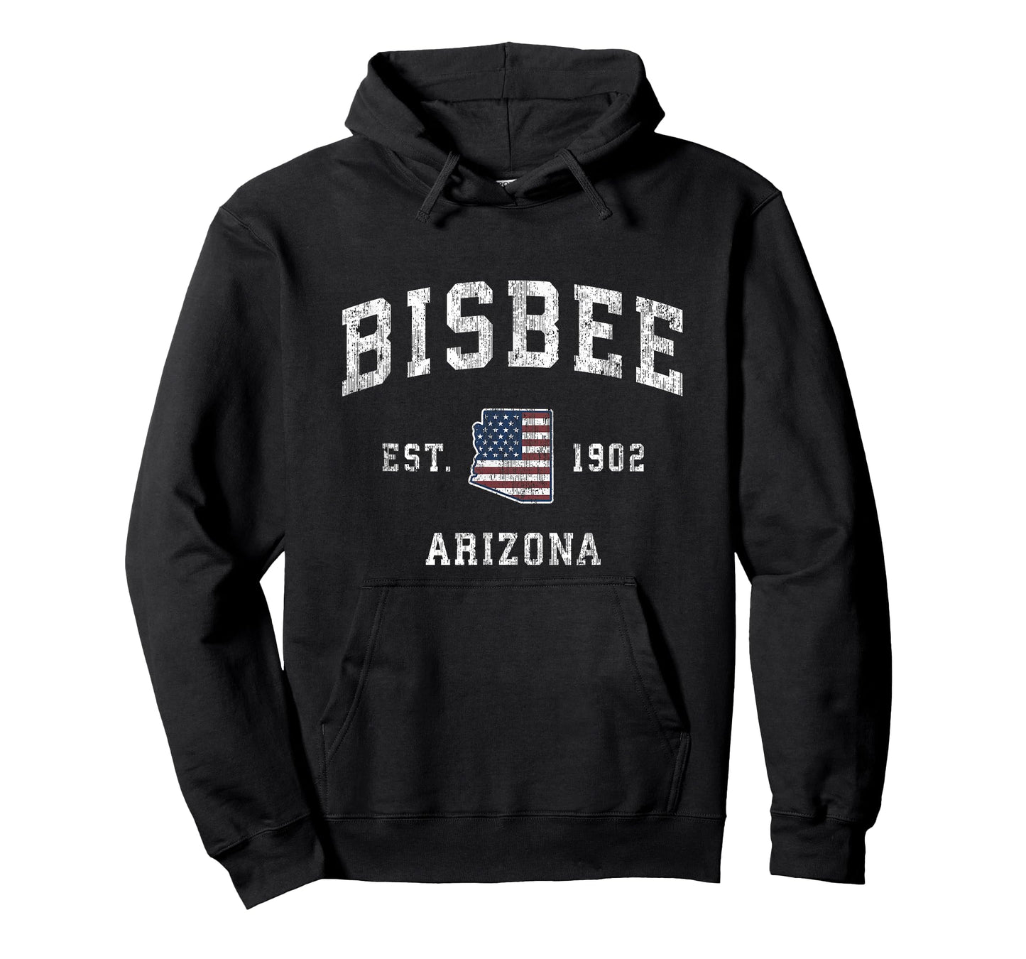 Bisbee Arizona AZ Vintage American Flag Sports Design T-Shirt for Women Kids Men