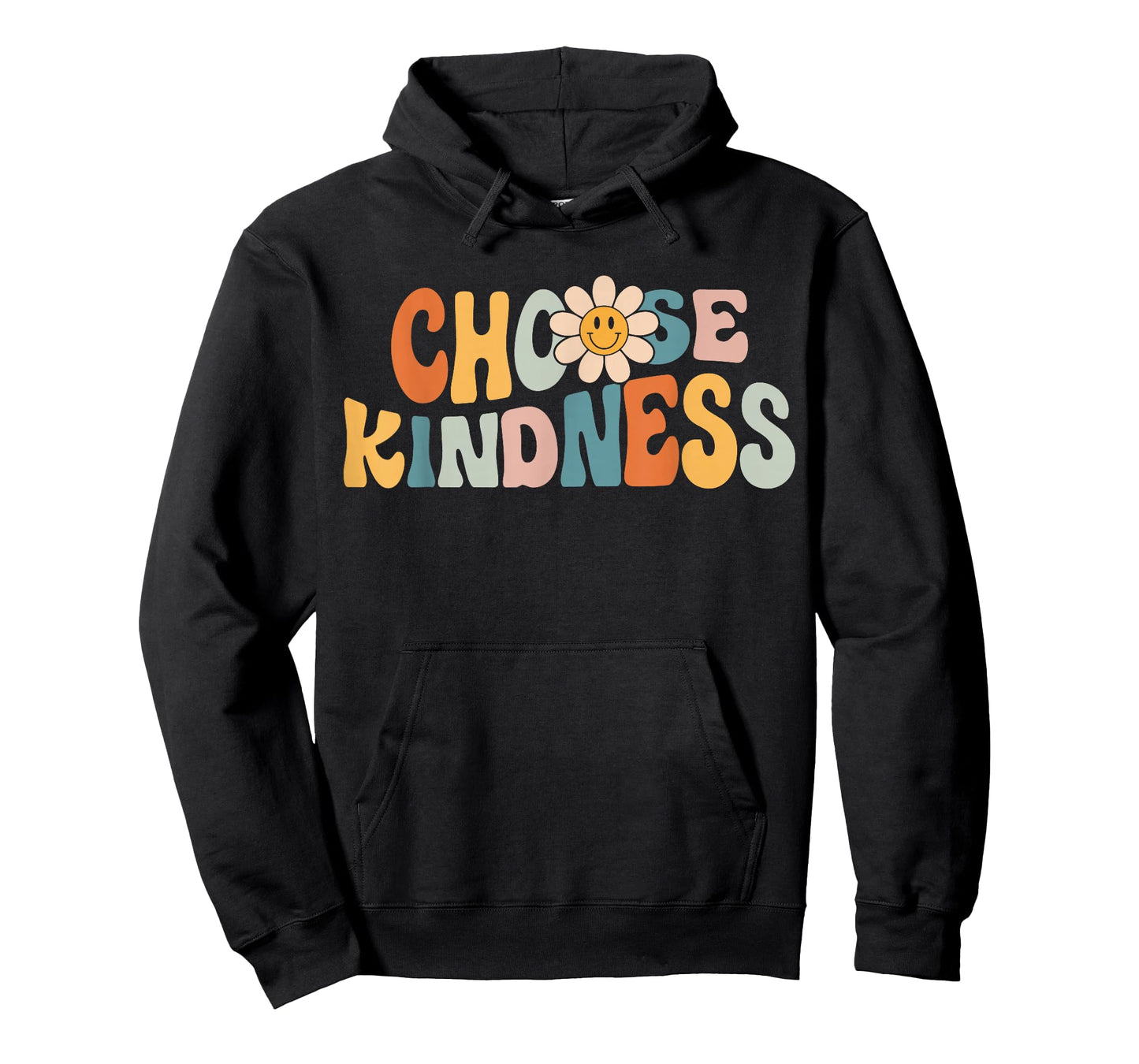 Choose Kindness - Retro Groovy Daisy Be Kind Inspirational T-Shirt