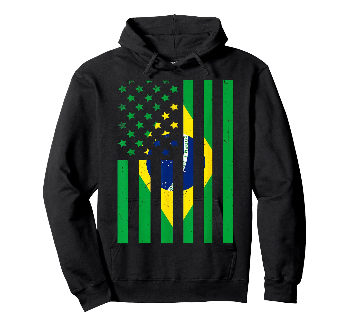 Brazil American USA Flag Brazilian Pride T-Shirt