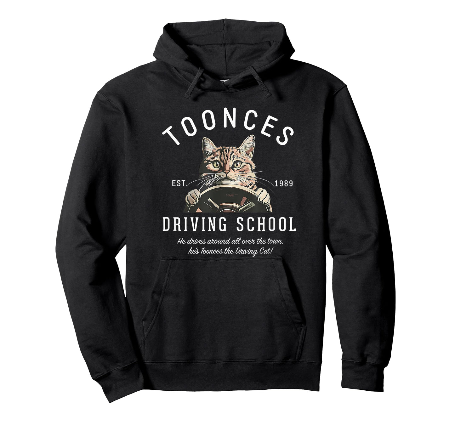 Toonces Driving School Est. 1989 - The Driving Cat T-Shirt