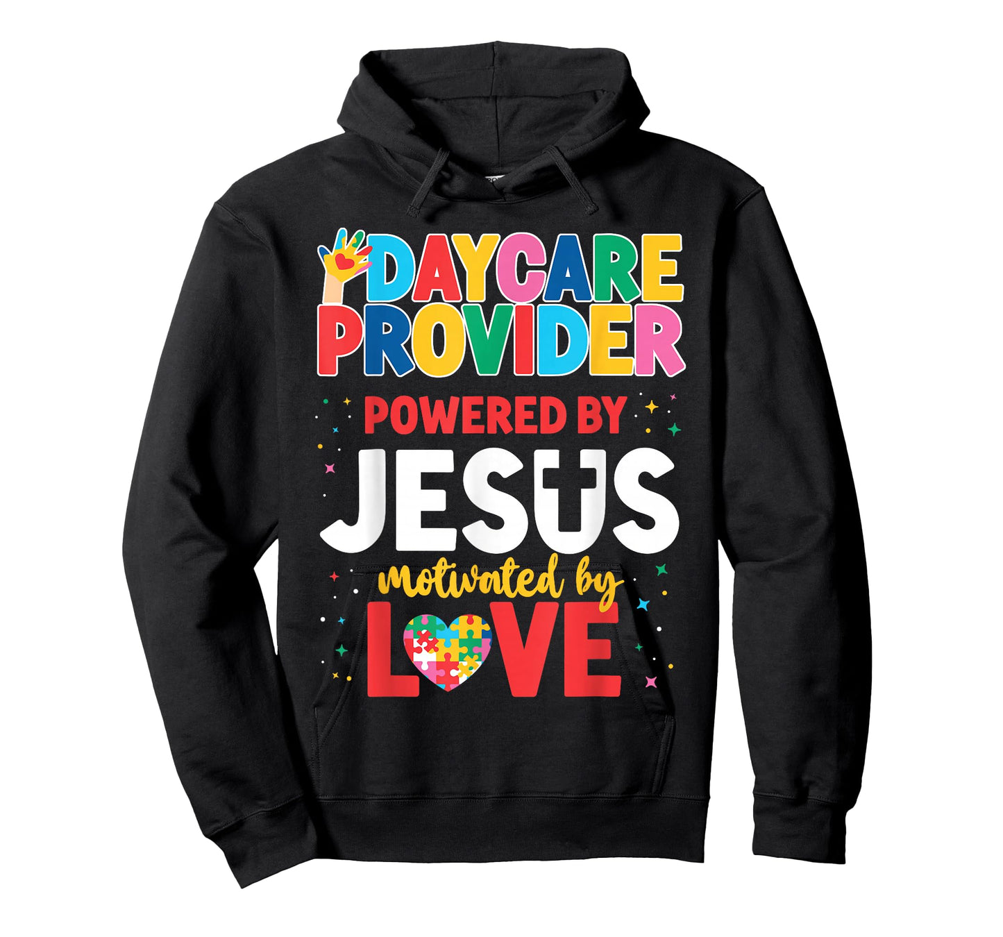 Childcare Daycare Provider Teacher Babysitter Jesus Faith T-Shirt