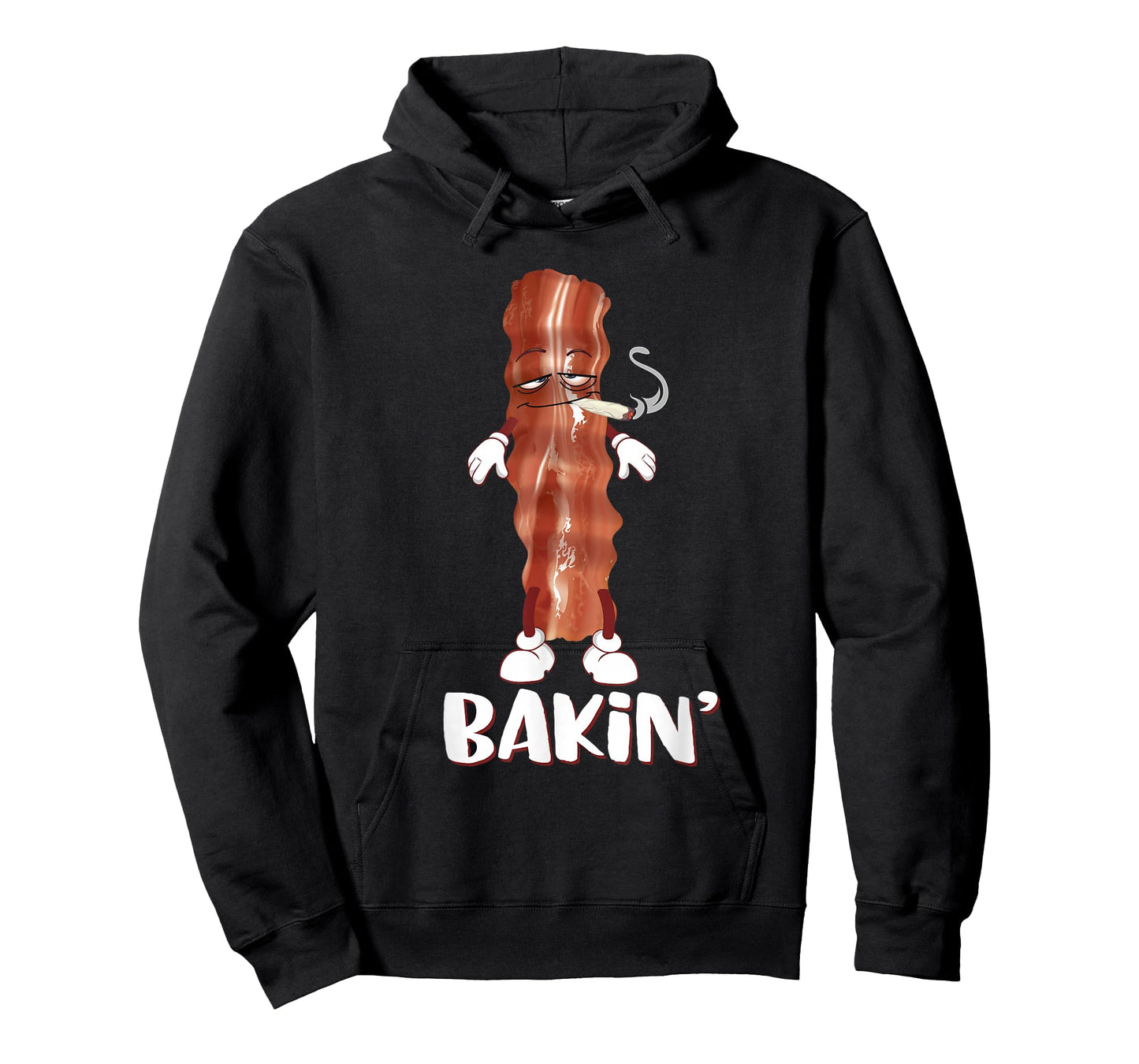 Bakin' Bacon Funny 420 Marijuana Smoke Weed Pot T Shirt T-Shirt