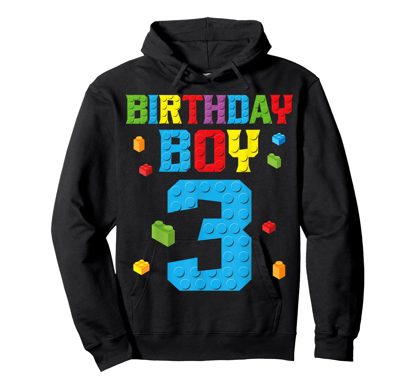 Master Builder 3rd Birthday Boy 3 Three Year Building Bricks T-Shirt
