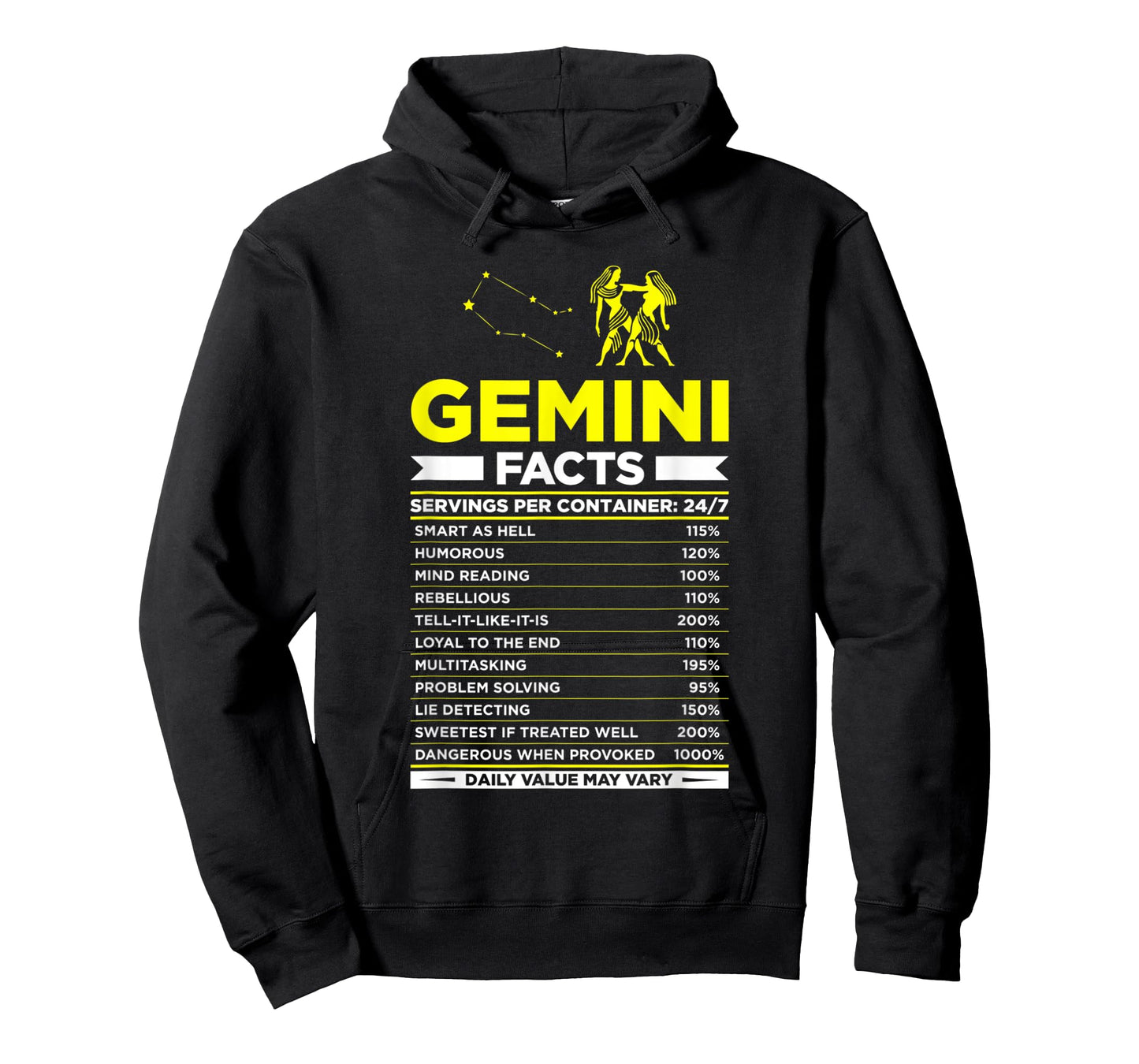 Gemini Traits Facts Horoscope Zodiac Astrological Sign T-Shirt