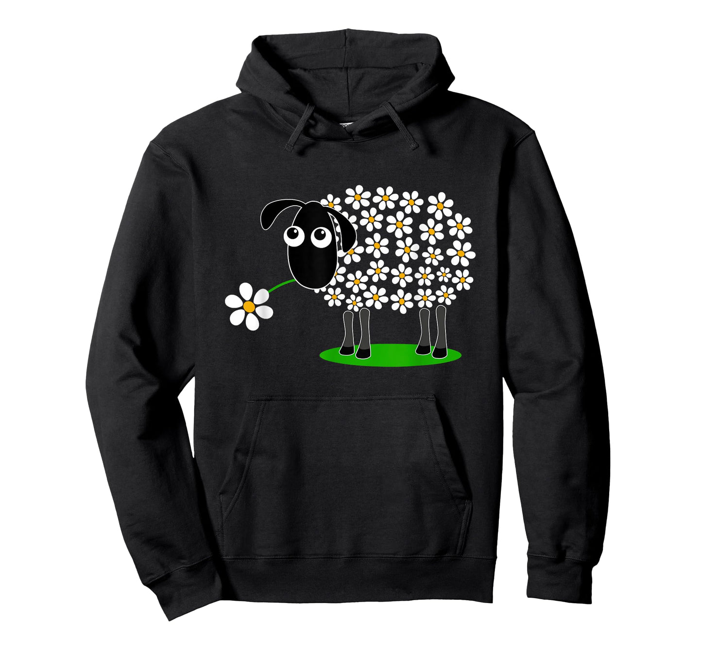Cute sheep with flower wool t-shirt for girls and mum T-Shirt