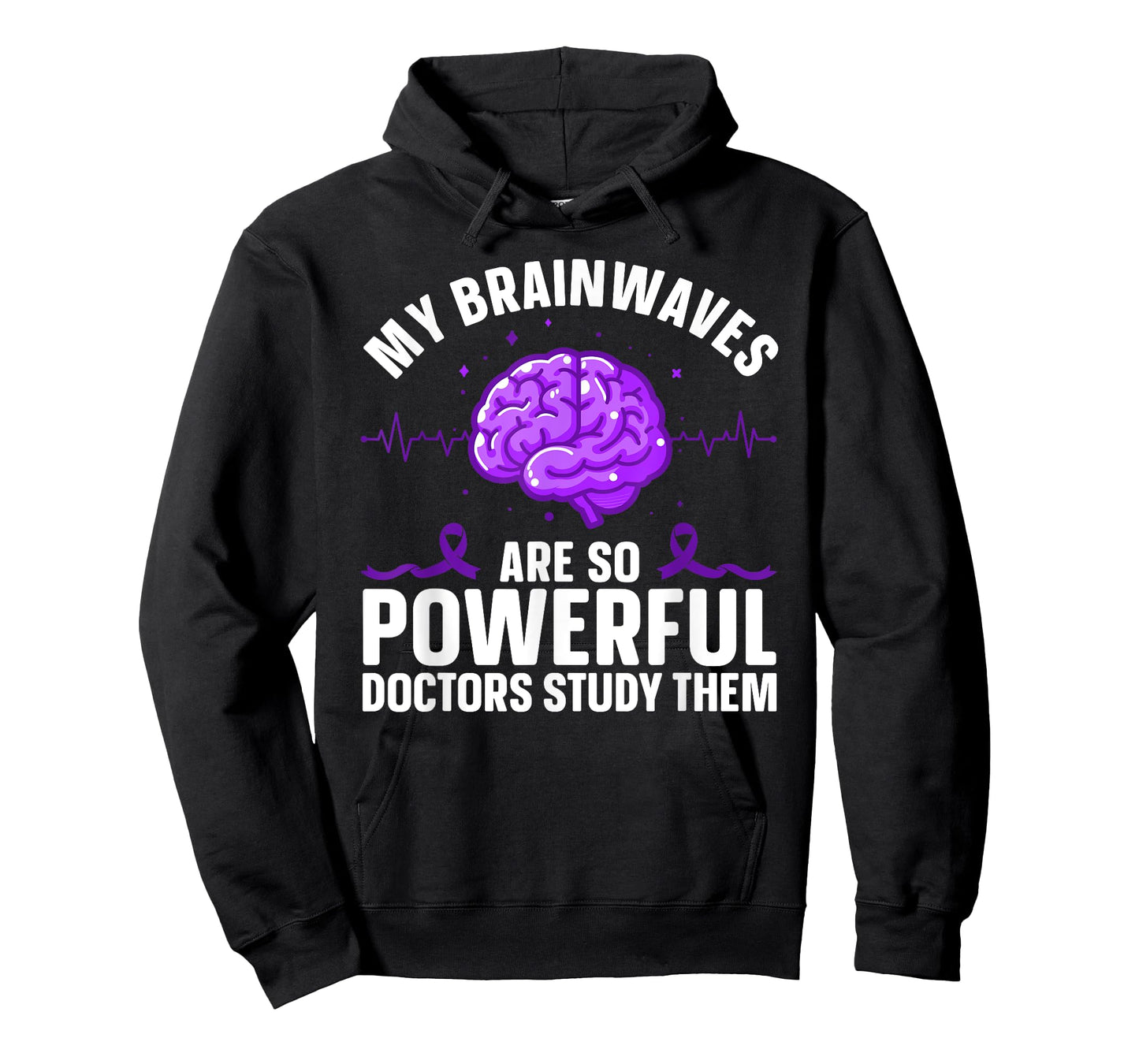 Cool Epilepsy Art For Men Women Support Epilepsy Awareness T-Shirt