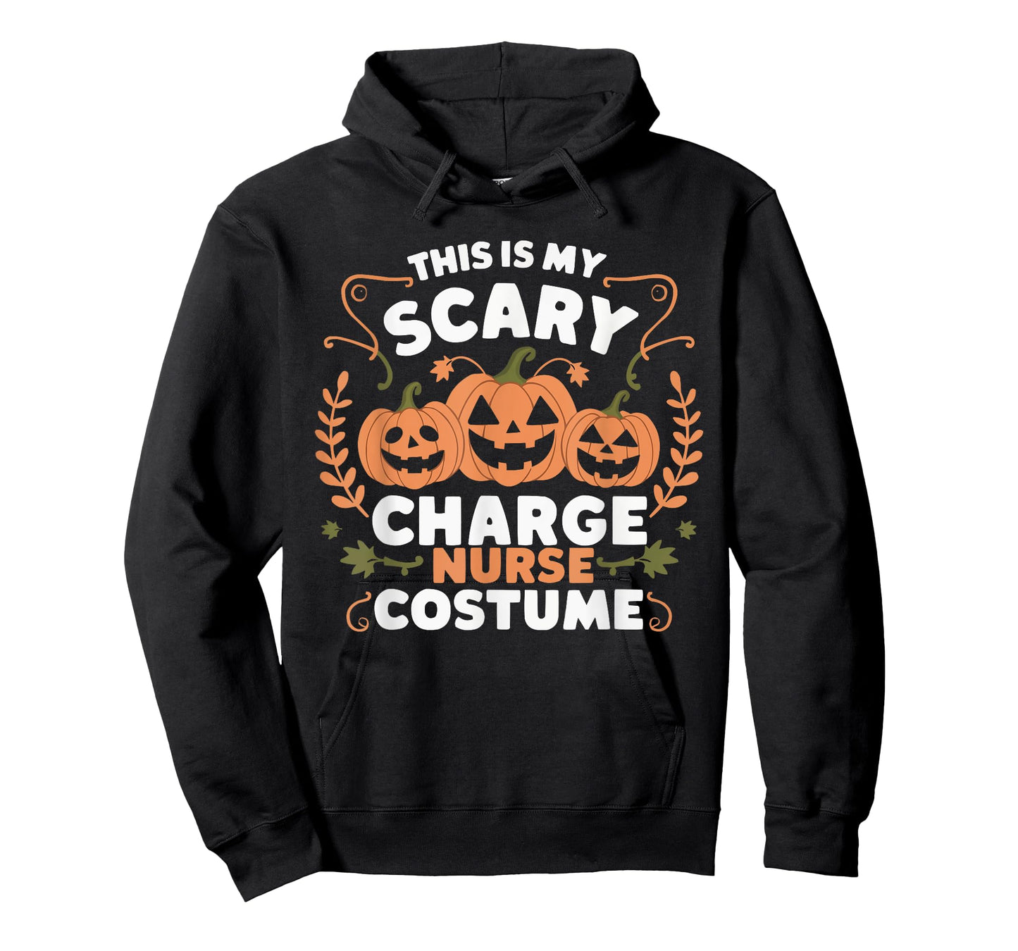Charge Nurse Halloween Spooky Nursing Trick Or Treat T-Shirt