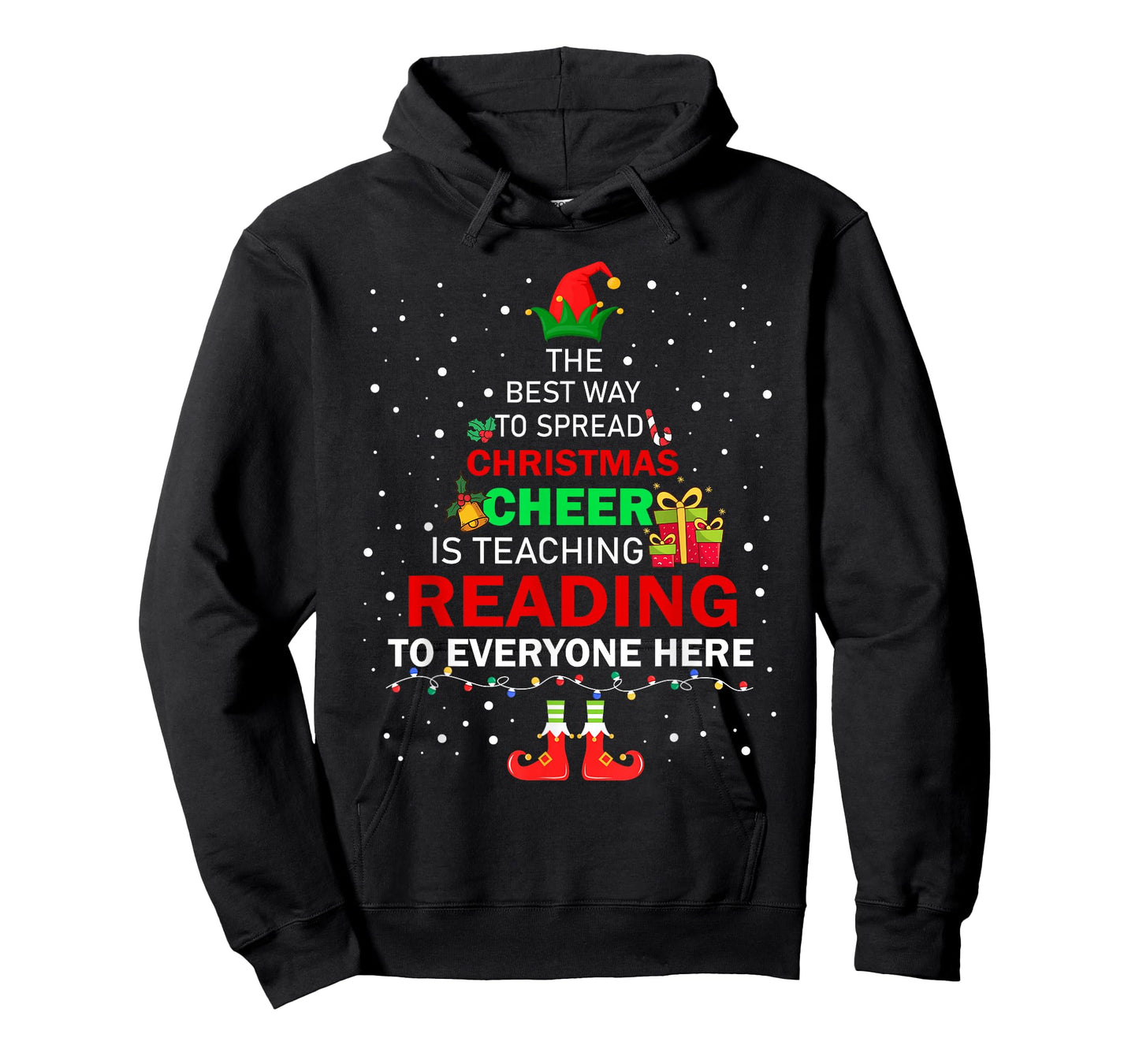 The Best Way To Spread Christmas Cheer Is Teaching Reading T-Shirt
