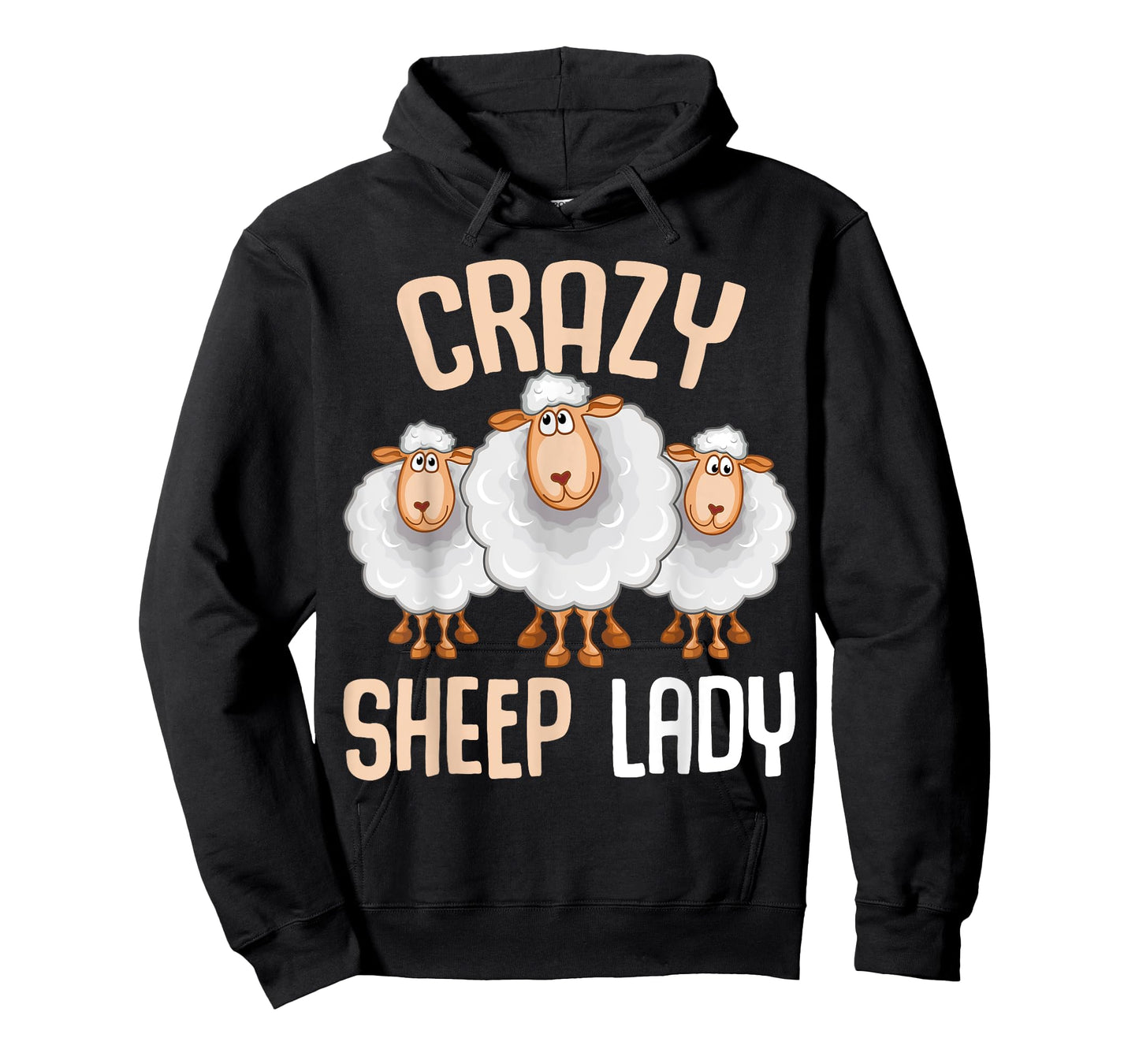 Crazy Sheep Lady Farmers Sheep Lover Women T-Shirt