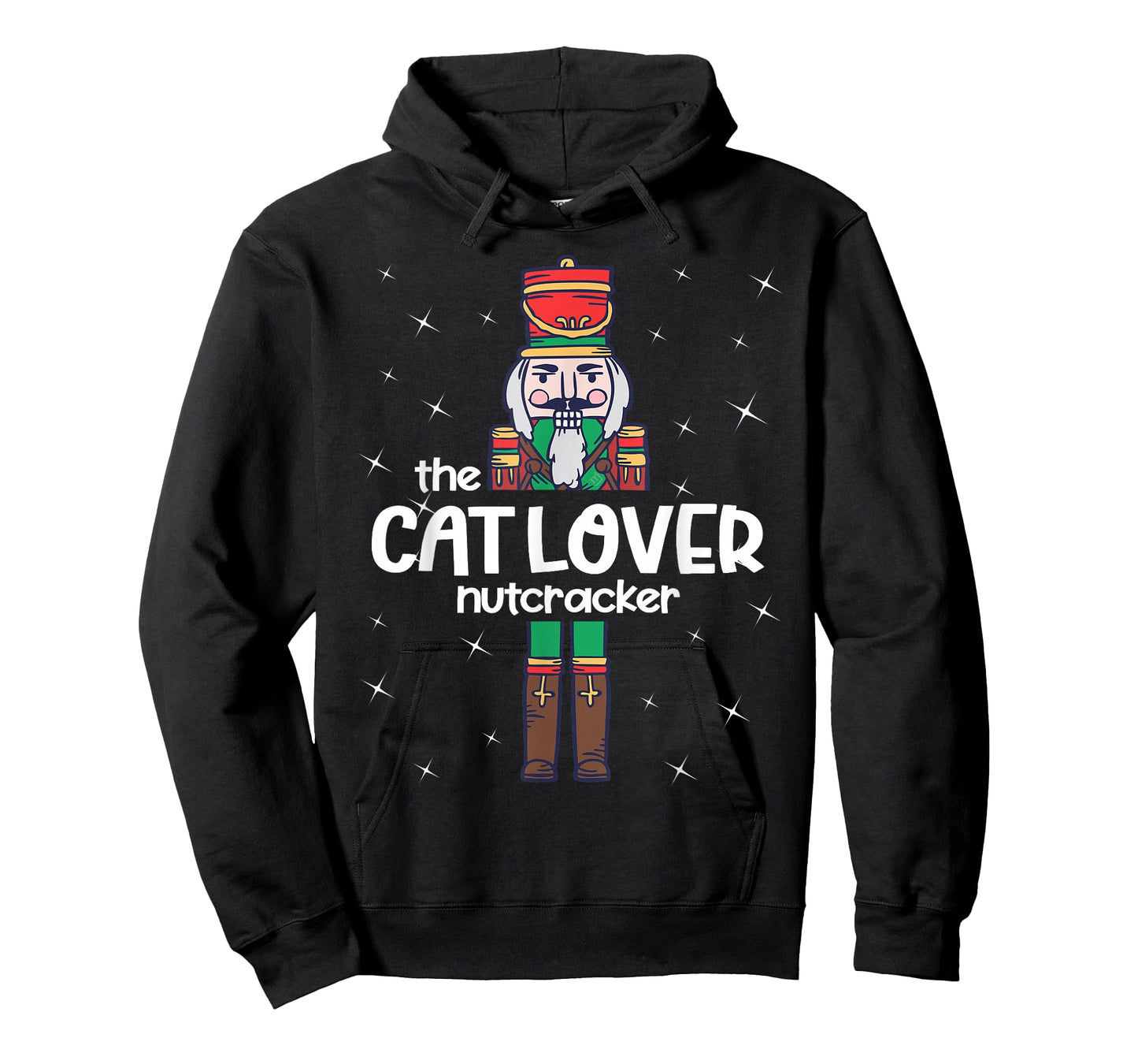 Cat Lover Nutcracker Family Matching Funny Pajama T-Shirt for Men Women Kids