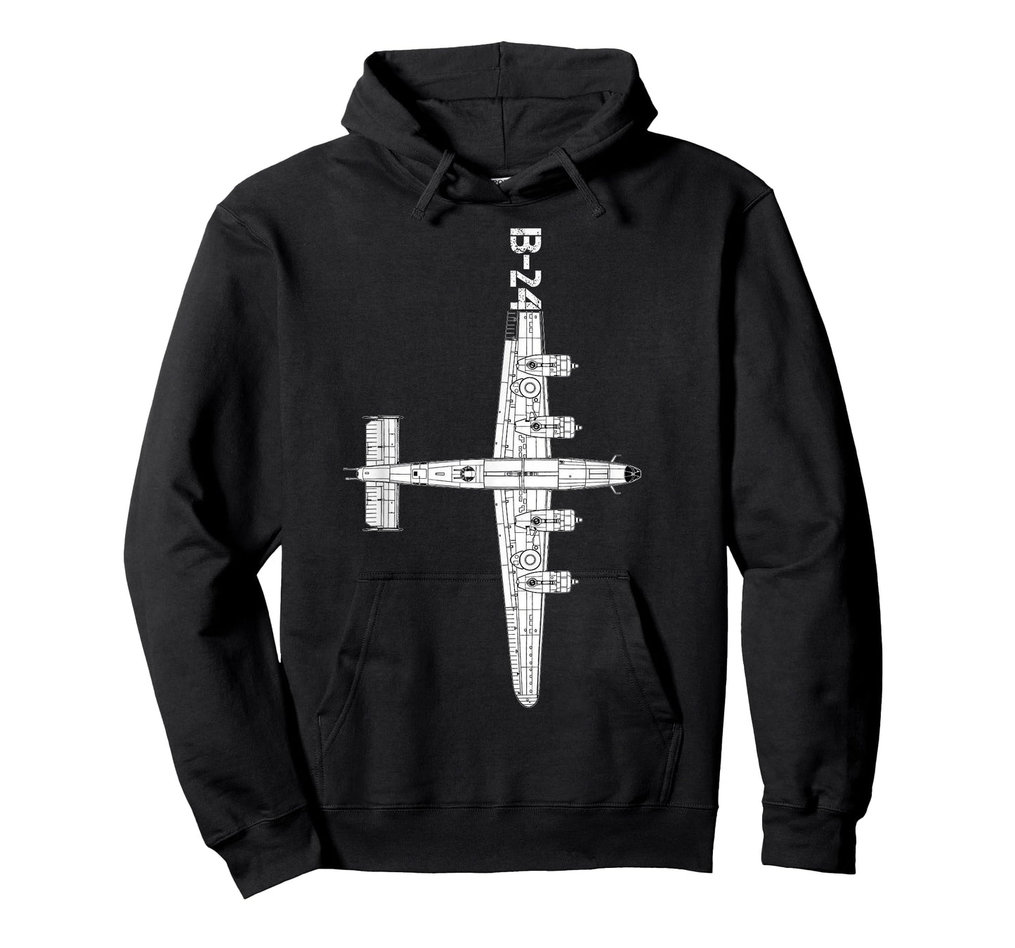 Consolidated B-24 Liberator Heavy Bomber WW2 Airplane T-Shirt