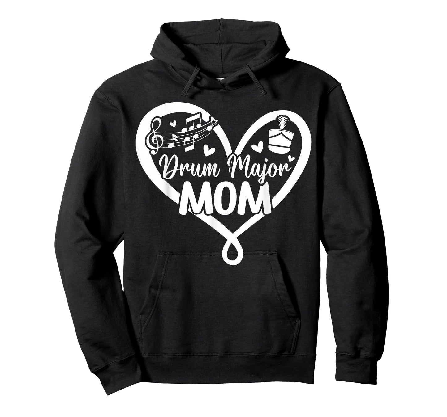 Drum Major Mom Heart Drum Major Mother Drum Major Mama T-Shirt