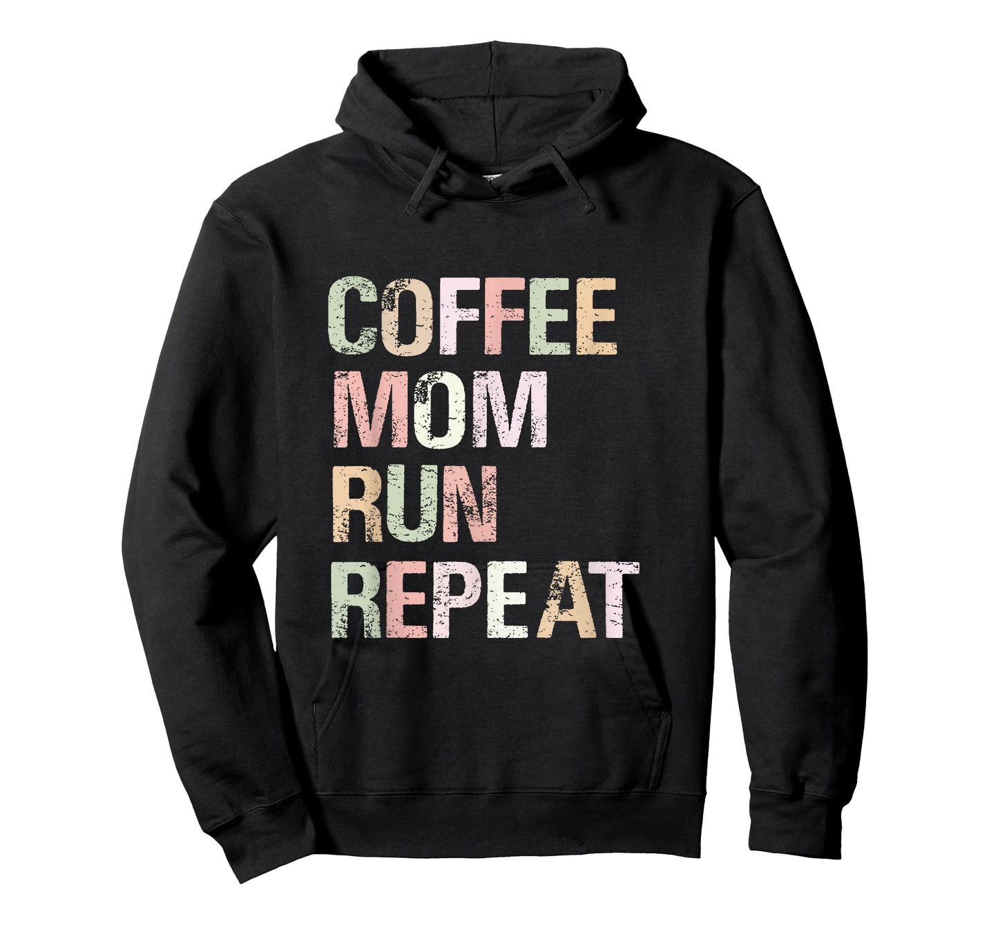 Coffee Mom Run Repeat Cool Women's Running Design T-Shirt