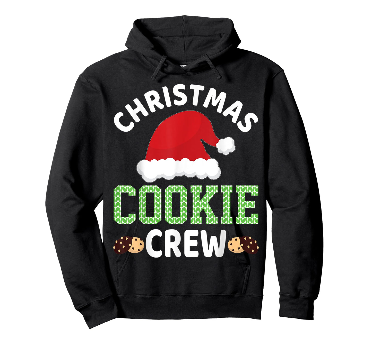 Christmas Santa Hat Gingerbread Cookie Crew Baking Team T-Shirt