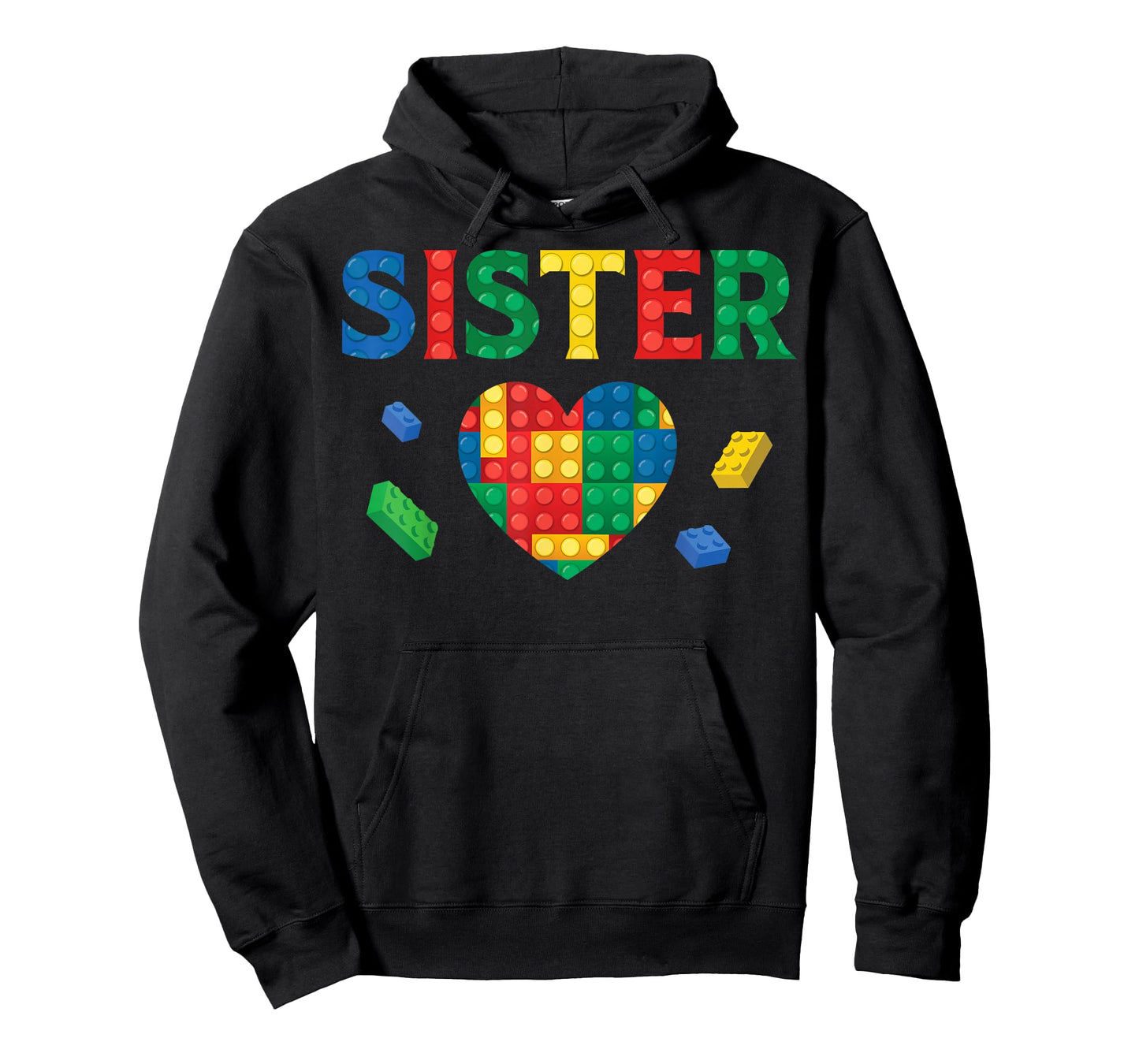 Sister Lover Master Builder Building Blocks Family Matching T-Shirt