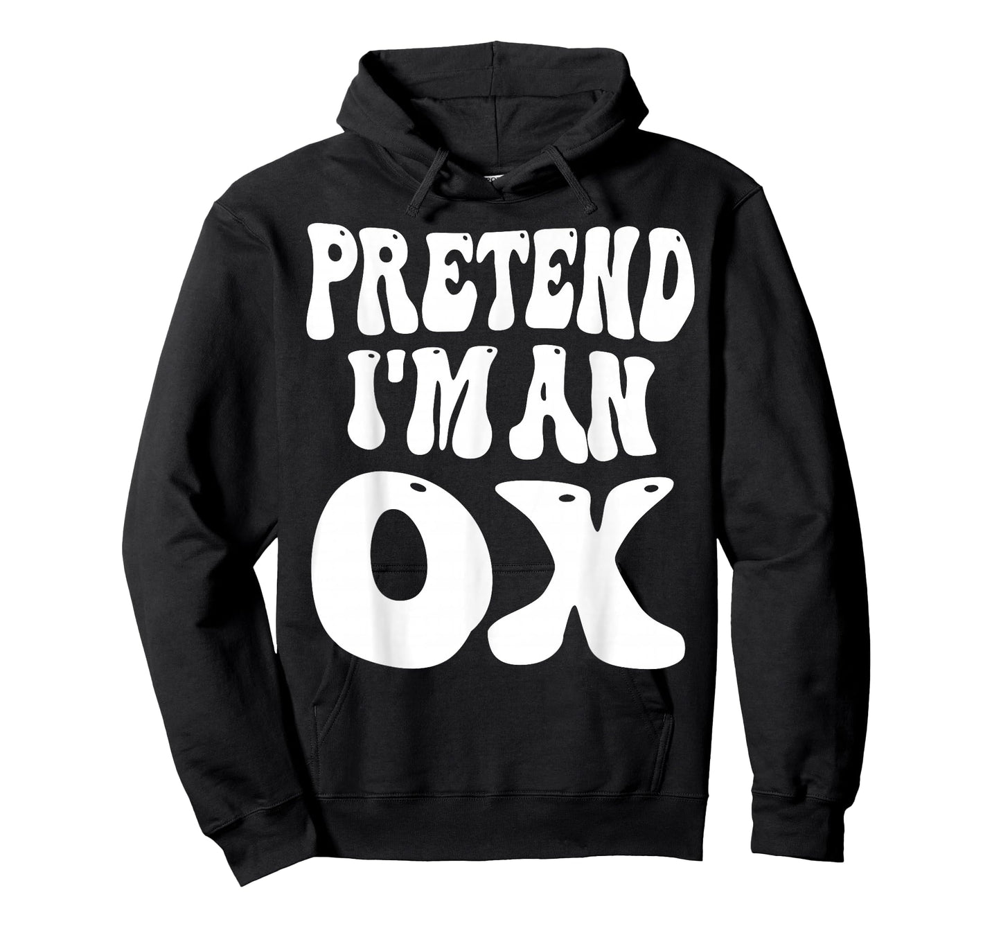 Pretend I'm an Ox Halloween Costume Funny Zodiac Graphic T-Shirt