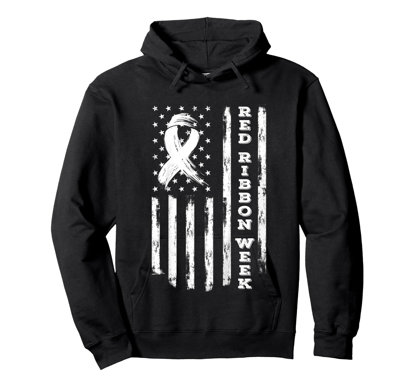 Red Ribbon Week Shirt American Flag Red Ribbon Week T-Shirt for Kids