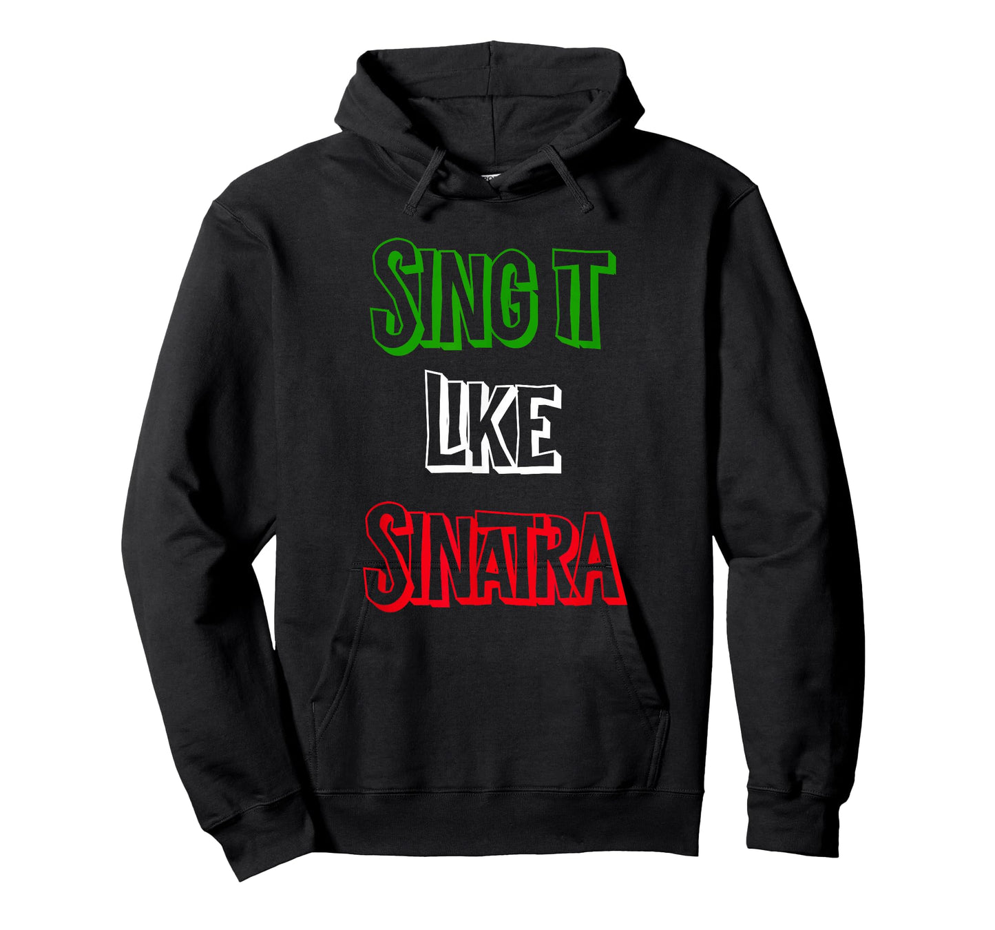 Sing it Like Italia Flag Italian Colors Novelty T-Shirt