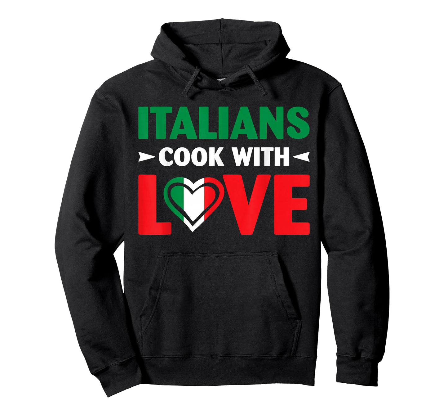 Cook With Love Italian Chef Funny Sayings Quotes T-Shirt