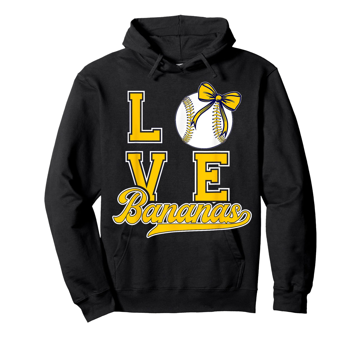 Retro Bananas Coquette Bow Banana Lovers for Men Kids Women T-Shirt