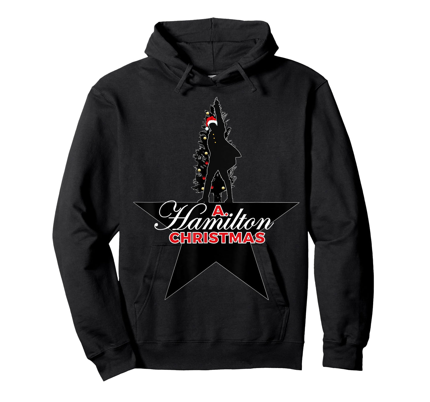 A. Christmas Hamilton Humor, A. HAM Musical Holiday Gift T-Shirt