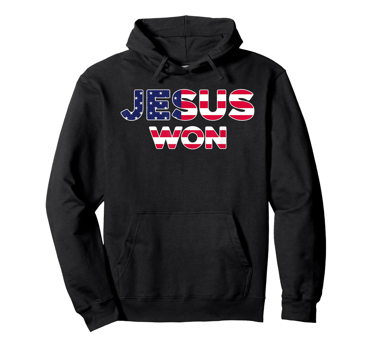 Jesus Won American Flag Christian Faith Spiritual T-Shirt