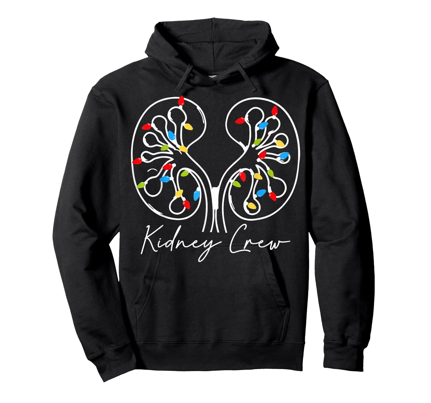 Christmas Lights Kidney Crew Dialysis Nurse Nephrology Squad T-Shirt