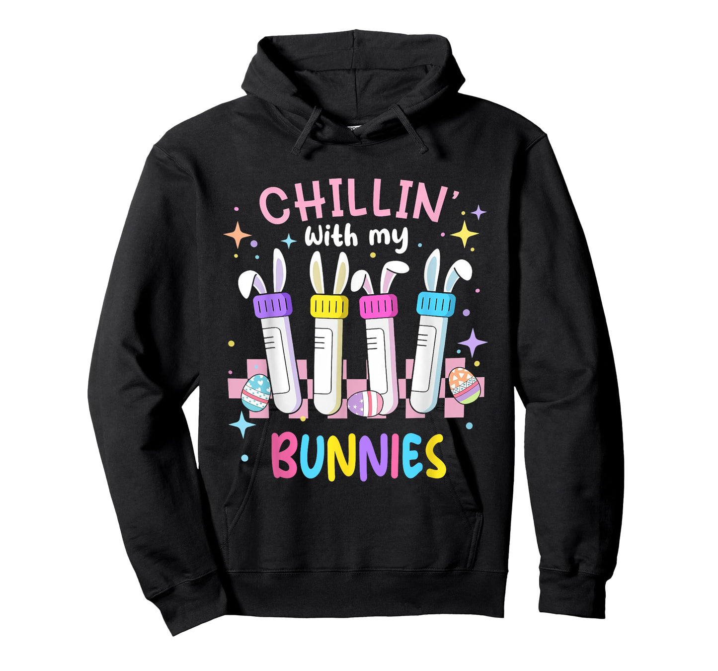 Chillin With My Bunnies Easter Phlebotomist Nurse Phleb Tech T-Shirt