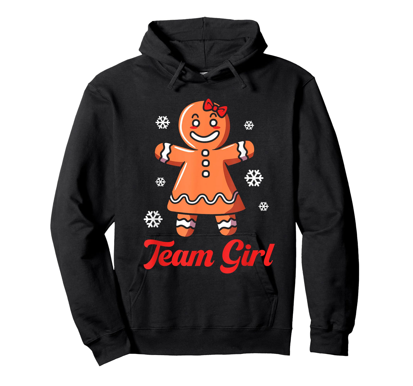 Christmas Gingerbread Team Girl Gender Reveal T-Shirt