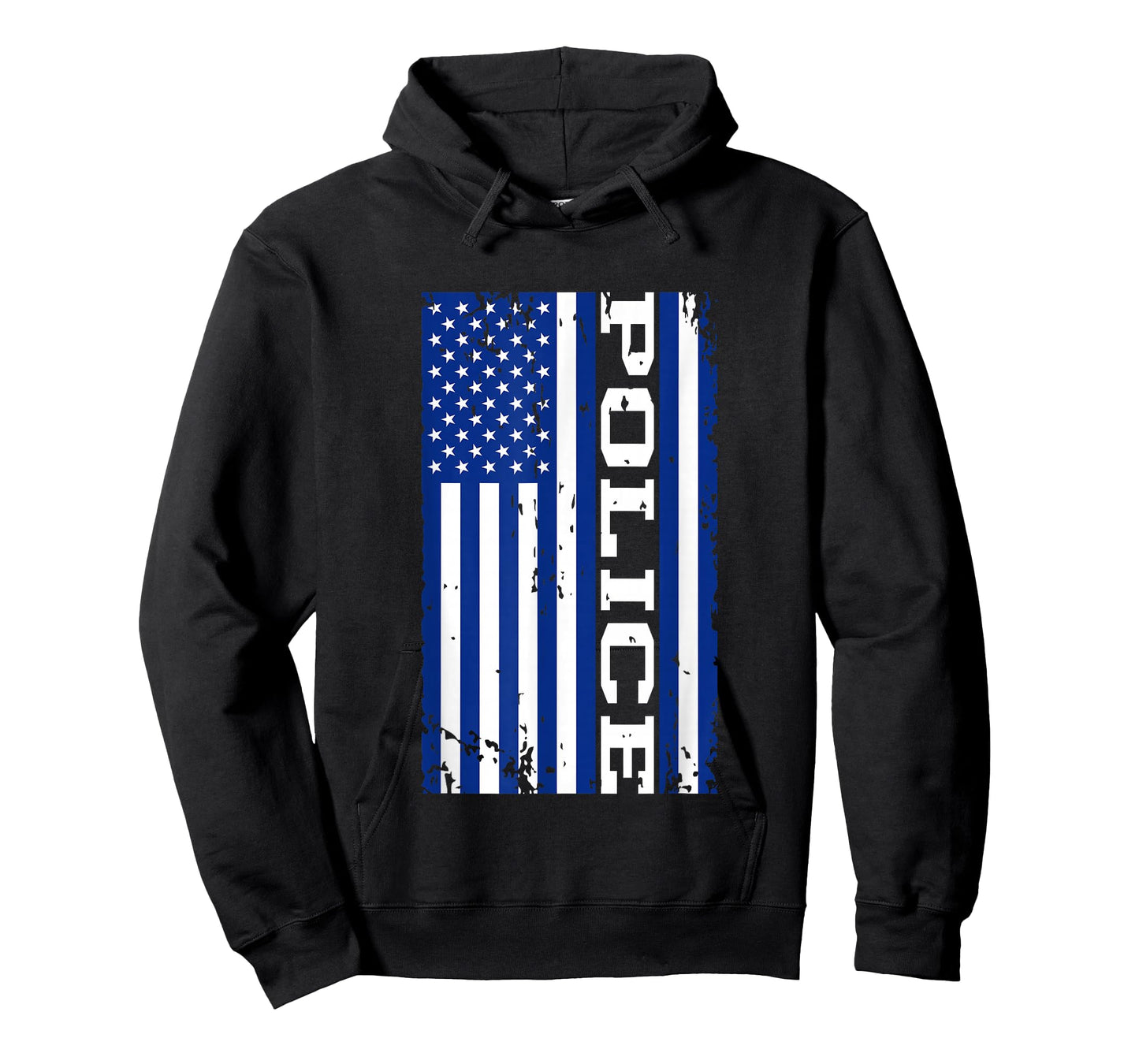 Police Officer USA American Flag T-Shirt