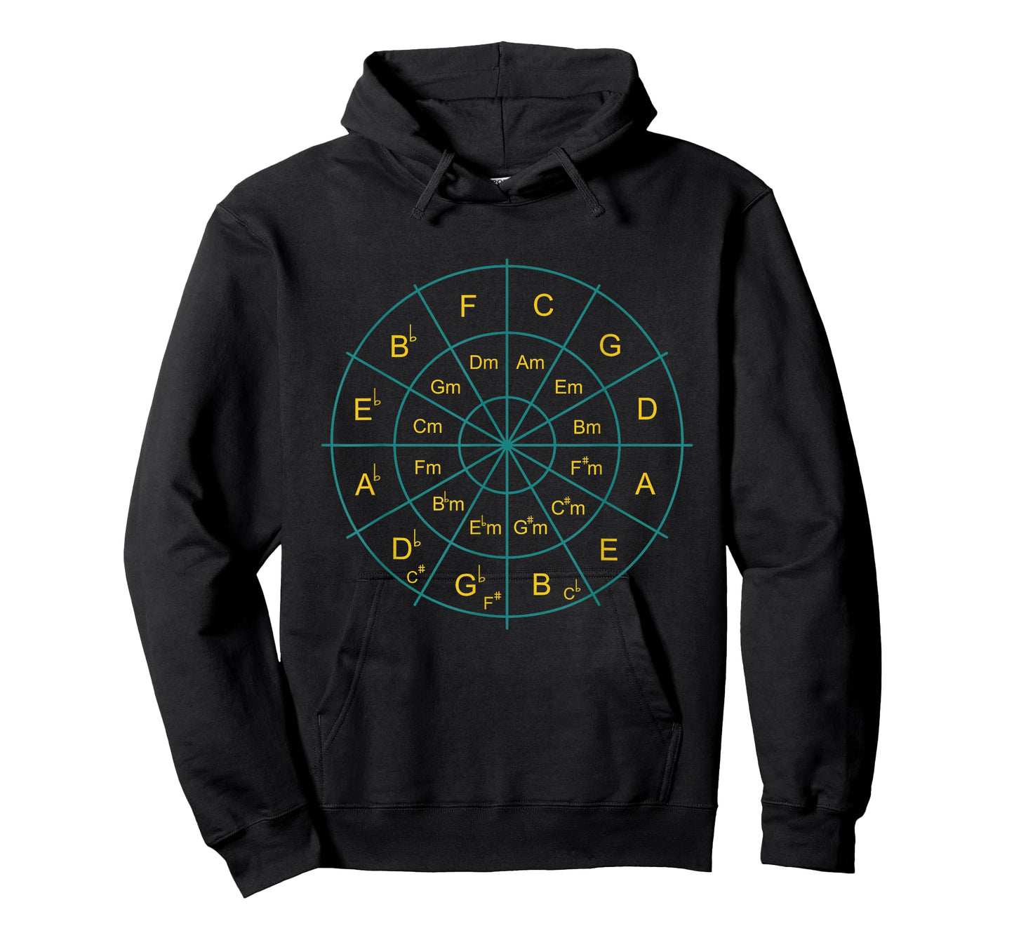 Circle of Fifths Music Teacher Music Student Composer T-Shirt