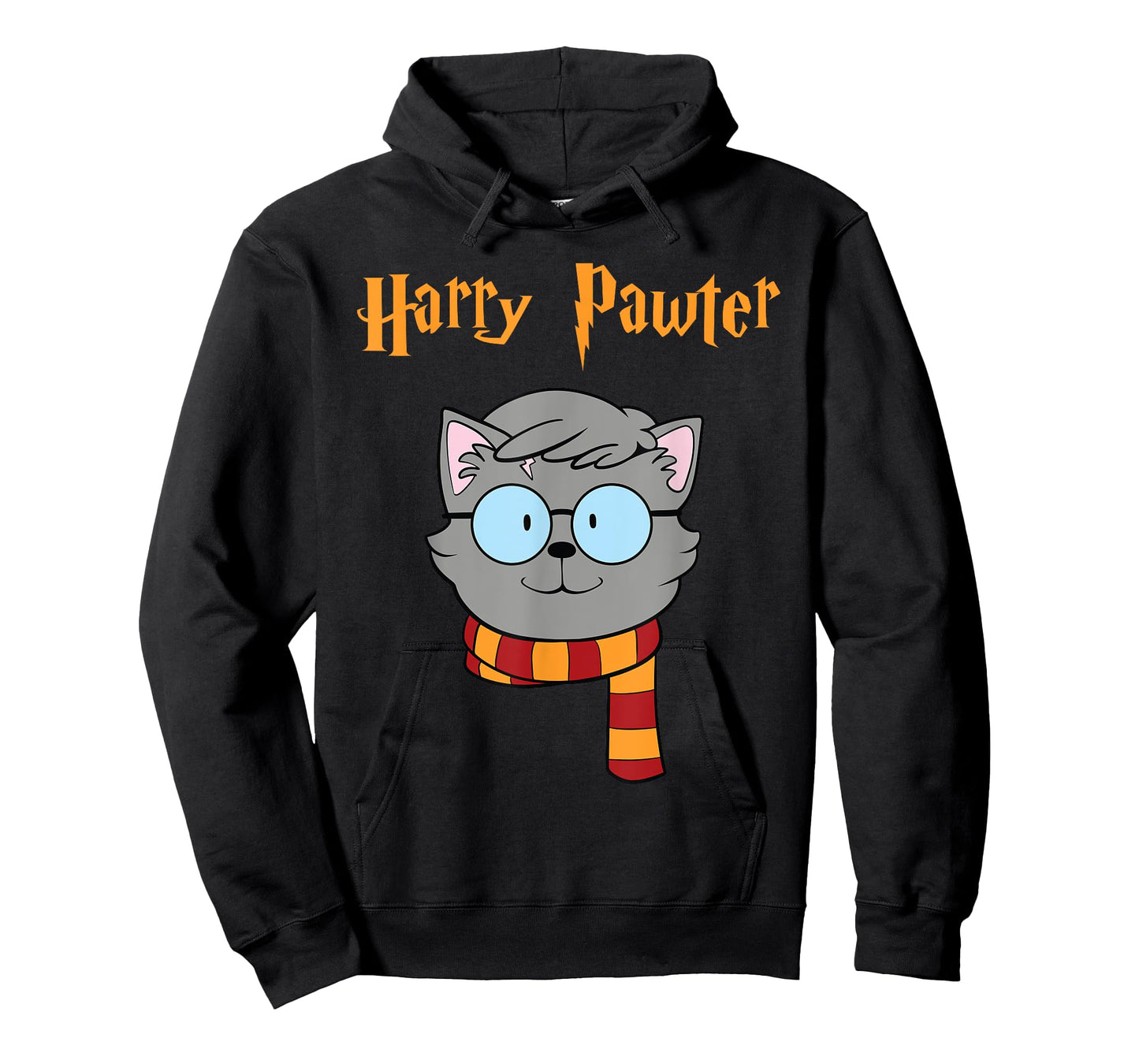 Harry Pawter Cat Tee Funny T-Shirt Cute Kitty Gift Men Women Girls Kids T-Shirt