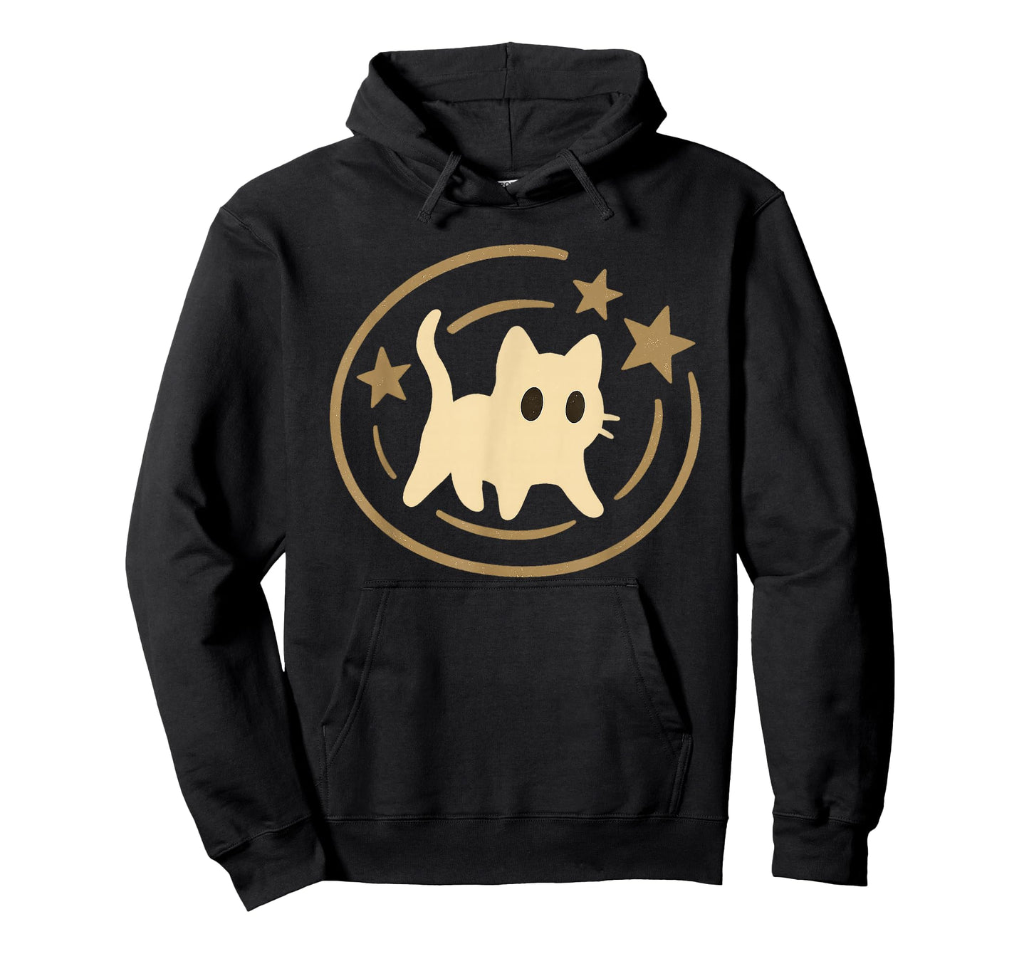 Retro 90s Y2K Scared Cat Cosmic Stars Gift for Men Women Kid T-Shirt