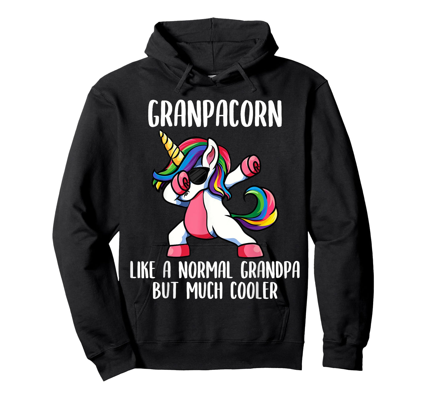 Unicorn Grandpa Girl Birthday Party Apparel GrandpaCorn Cute T-Shirt