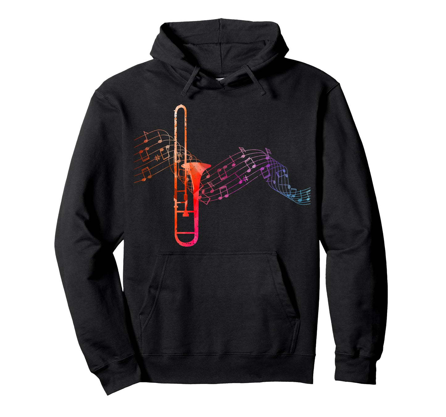 Colourful Trombone Sheet Music Trombone T-Shirt