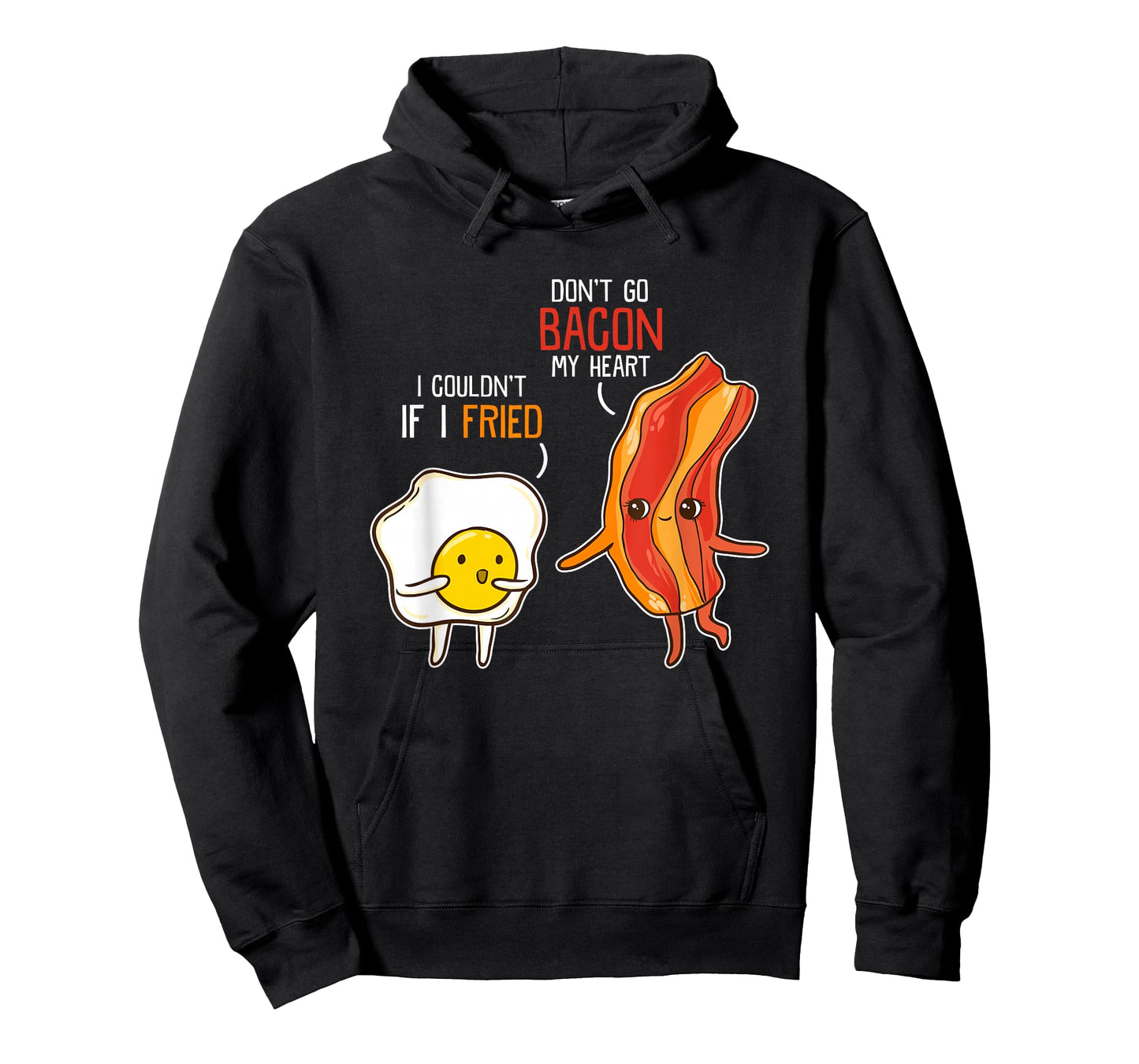 Bacon Egg Pun Breakfast Don't Go Bacon on my Heart Outfit T-Shirt