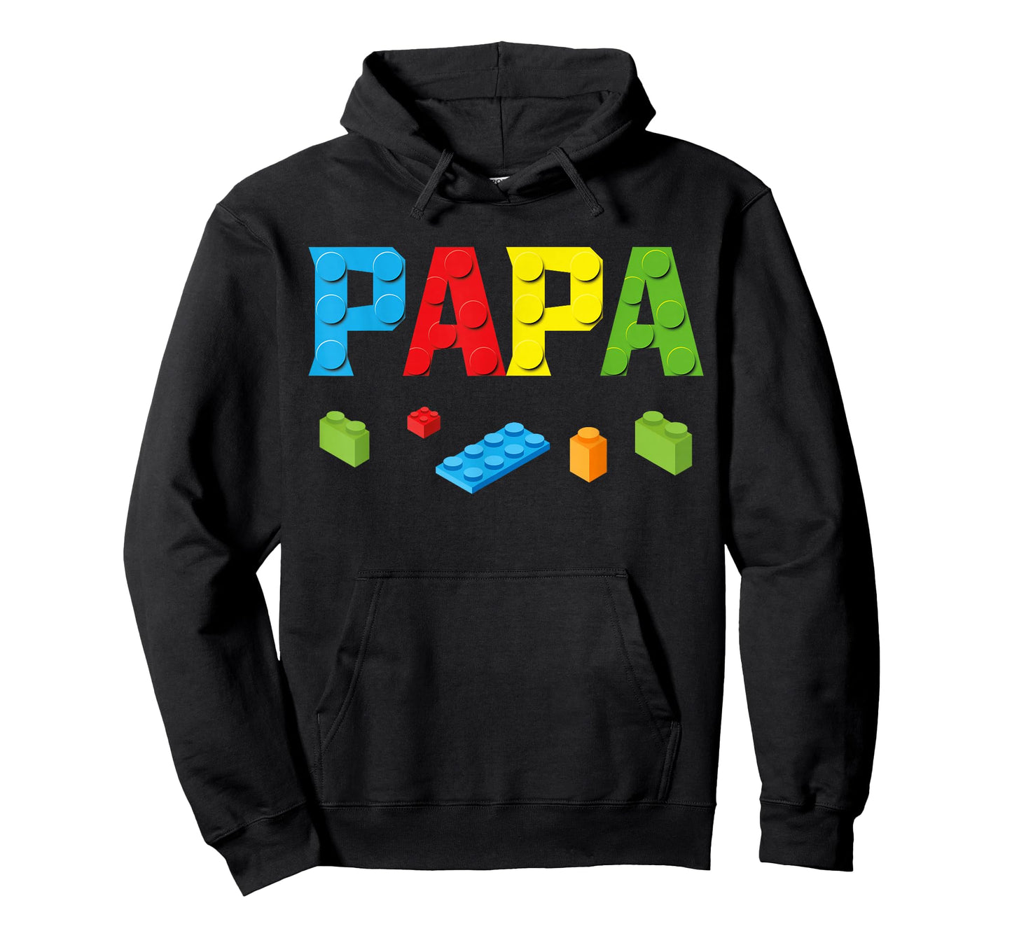 Papa Master Builder Building Bricks Blocks Family Set Parent T-Shirt