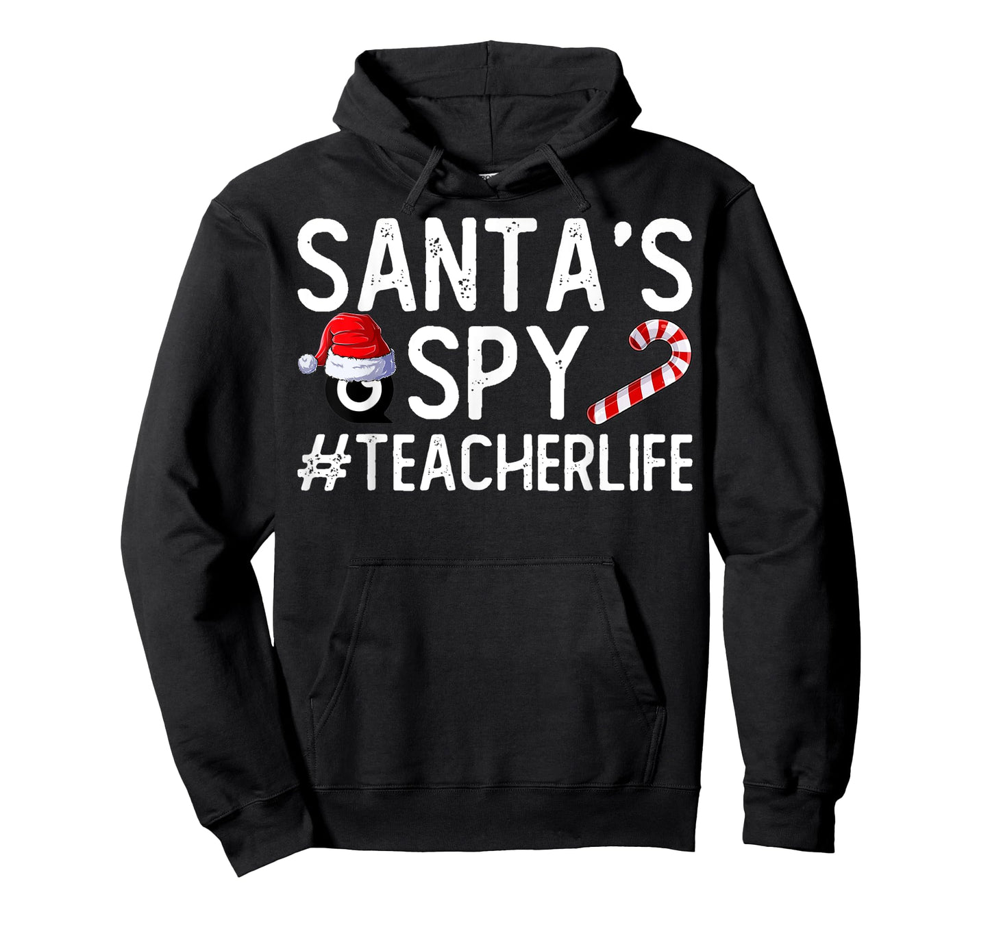 Santa's Favorite Teacher Santa Spy Teacher Life Christmas Men Women Kids T-Shirt