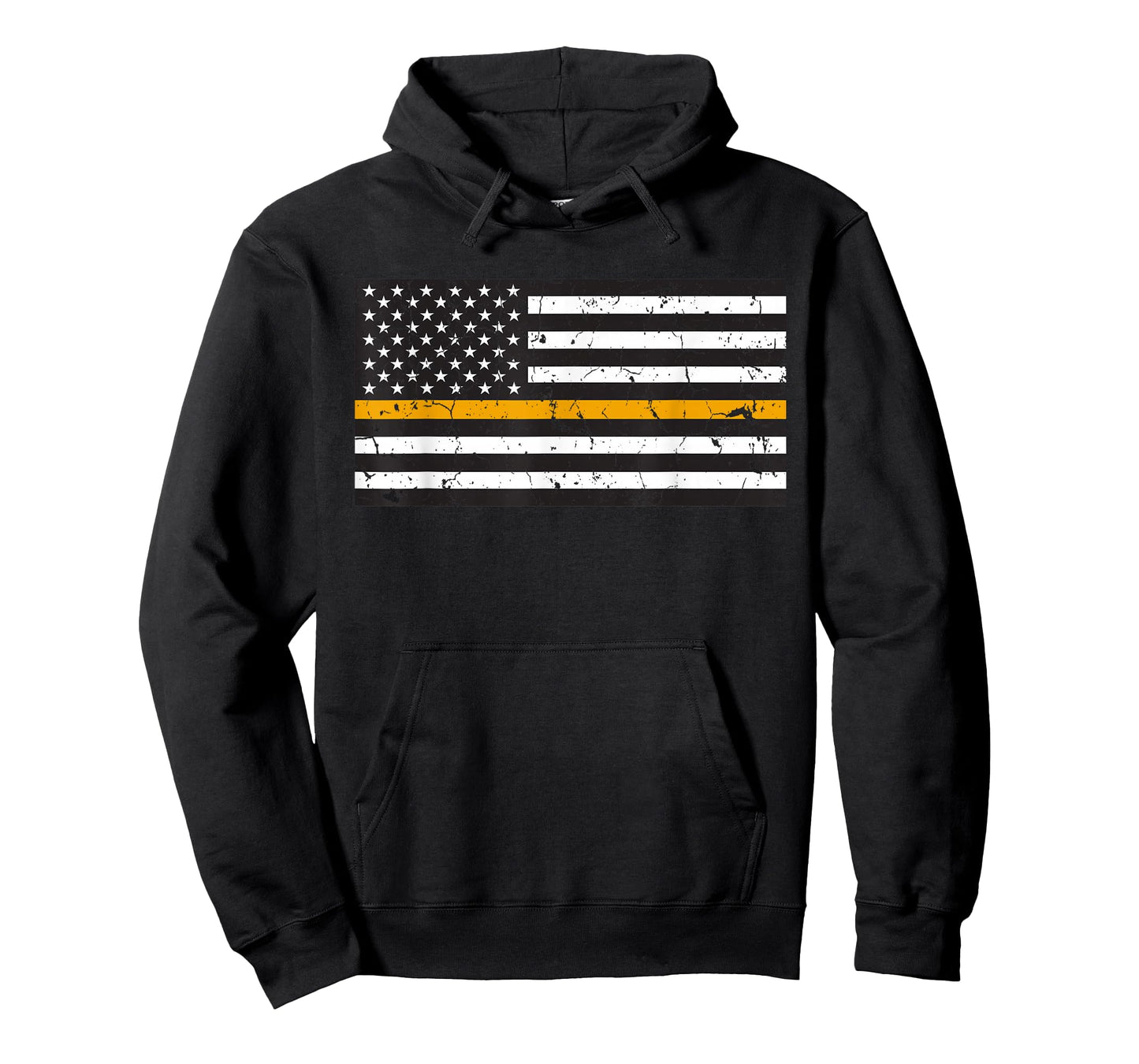 American Flag With Orange Stripe Search And Rescue SAR T-Shirt