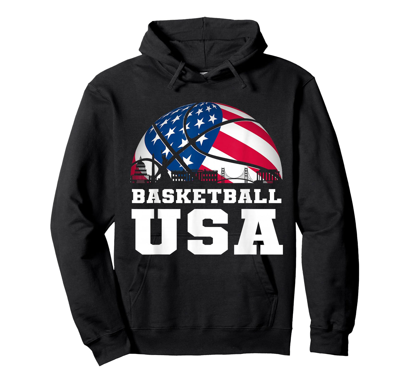 Basketball USA Support The Team Tshirt USA Flag Dream T-Shirt