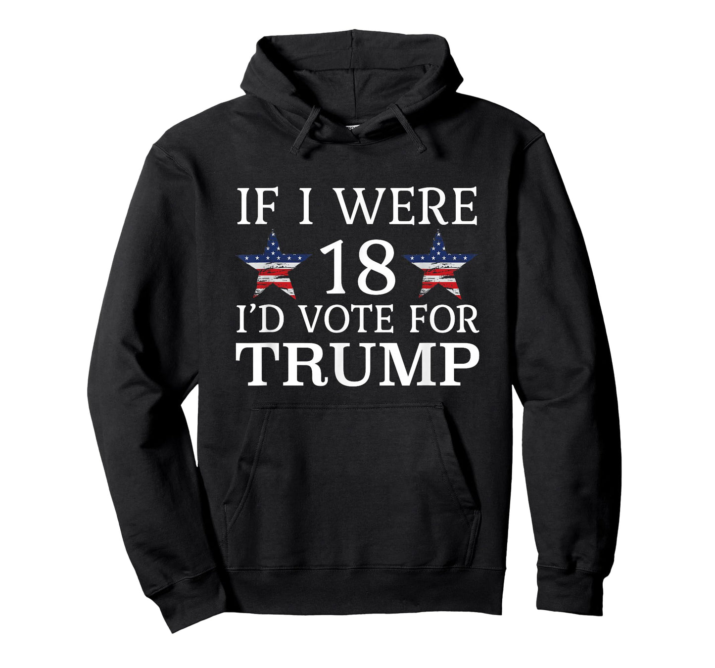 If i were 18 I'd Vote for Trump Funny Kids pro Trump T-Shirt