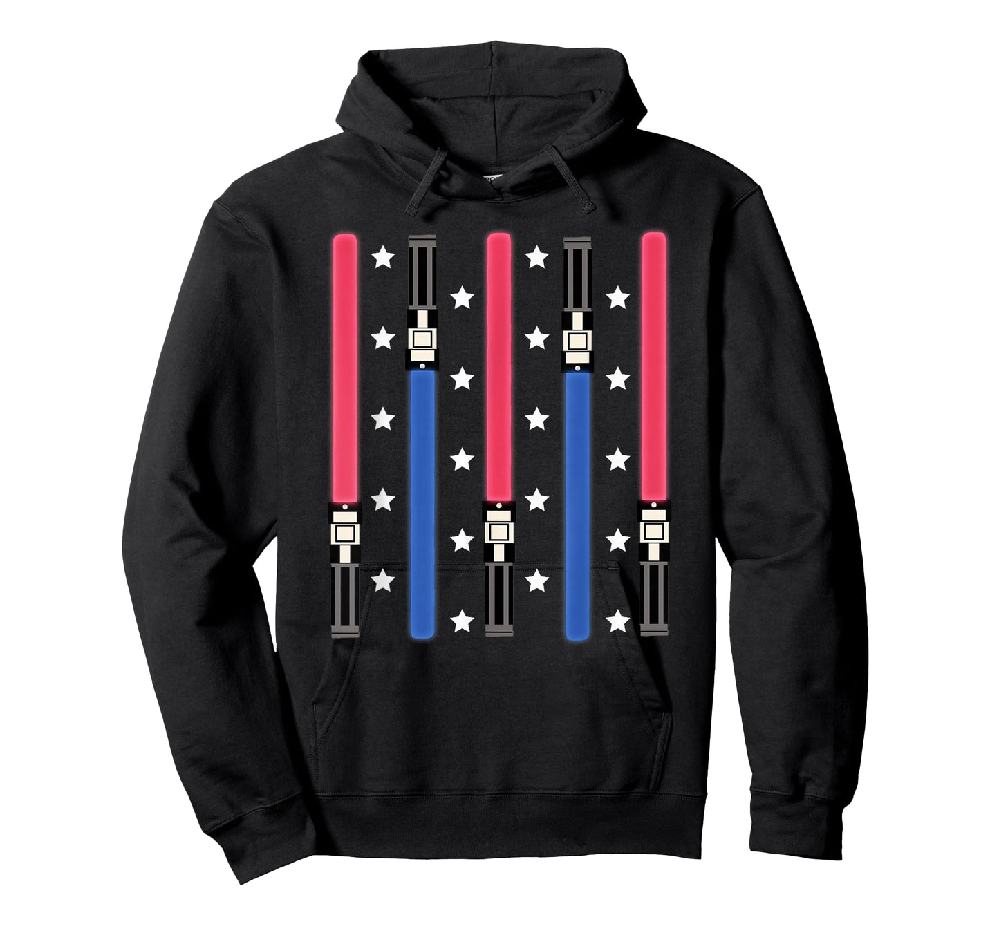Star Wars Classic 4th of July Lightsabers and Stars T-Shirt