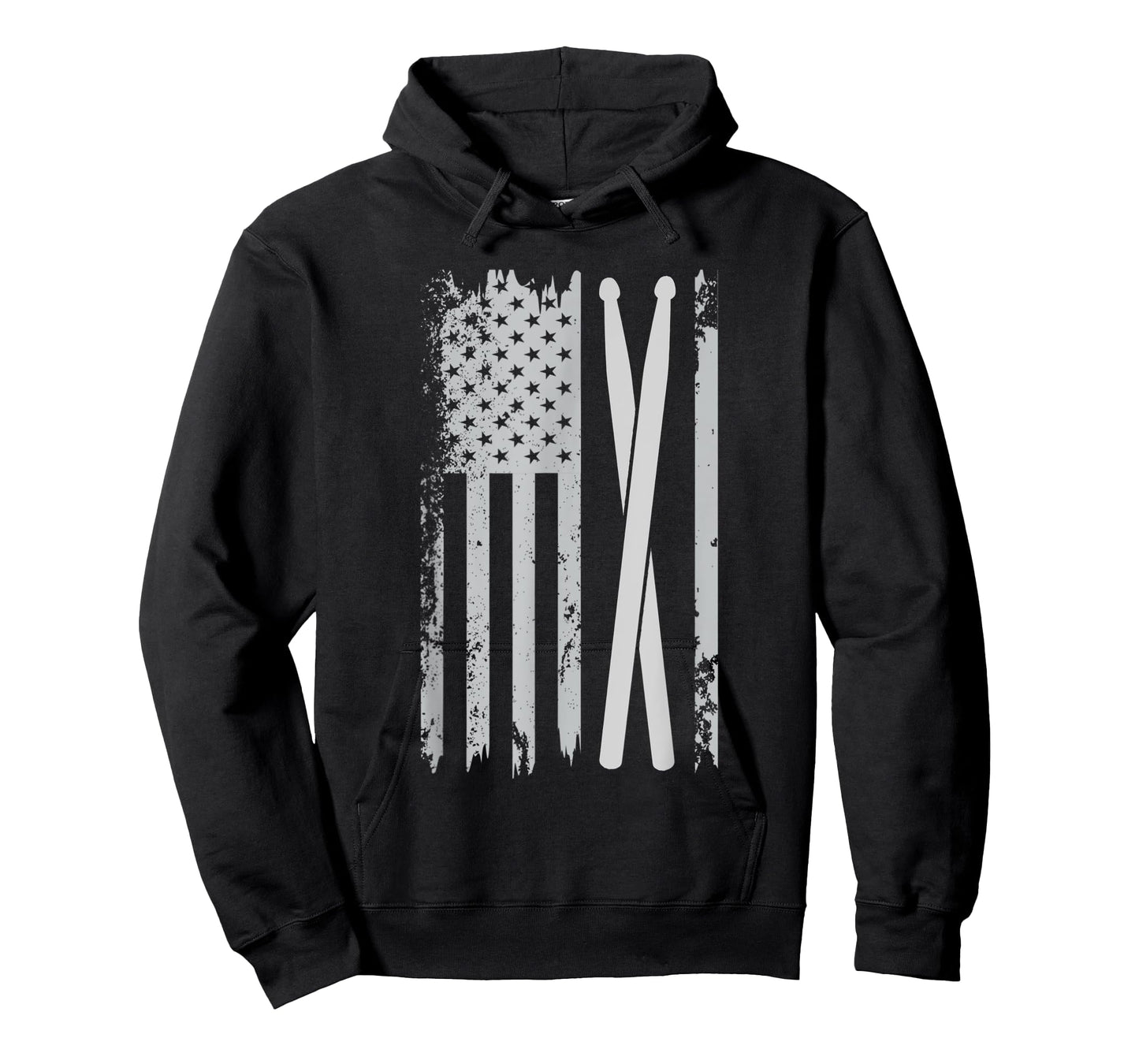 Drum sticks American Flag Drumsticks Patriotic Drummer Women Kids Men T-Shirt