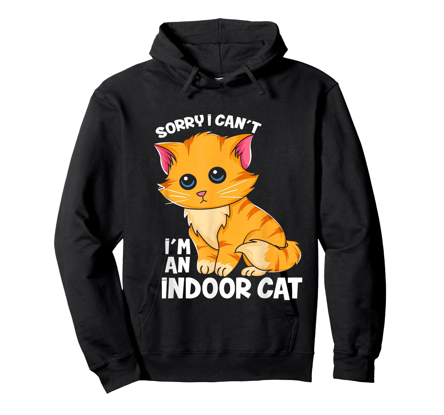 Sorry I Can't I'm An Indoor Cat - Funny Cat Owner Introvert T-Shirt