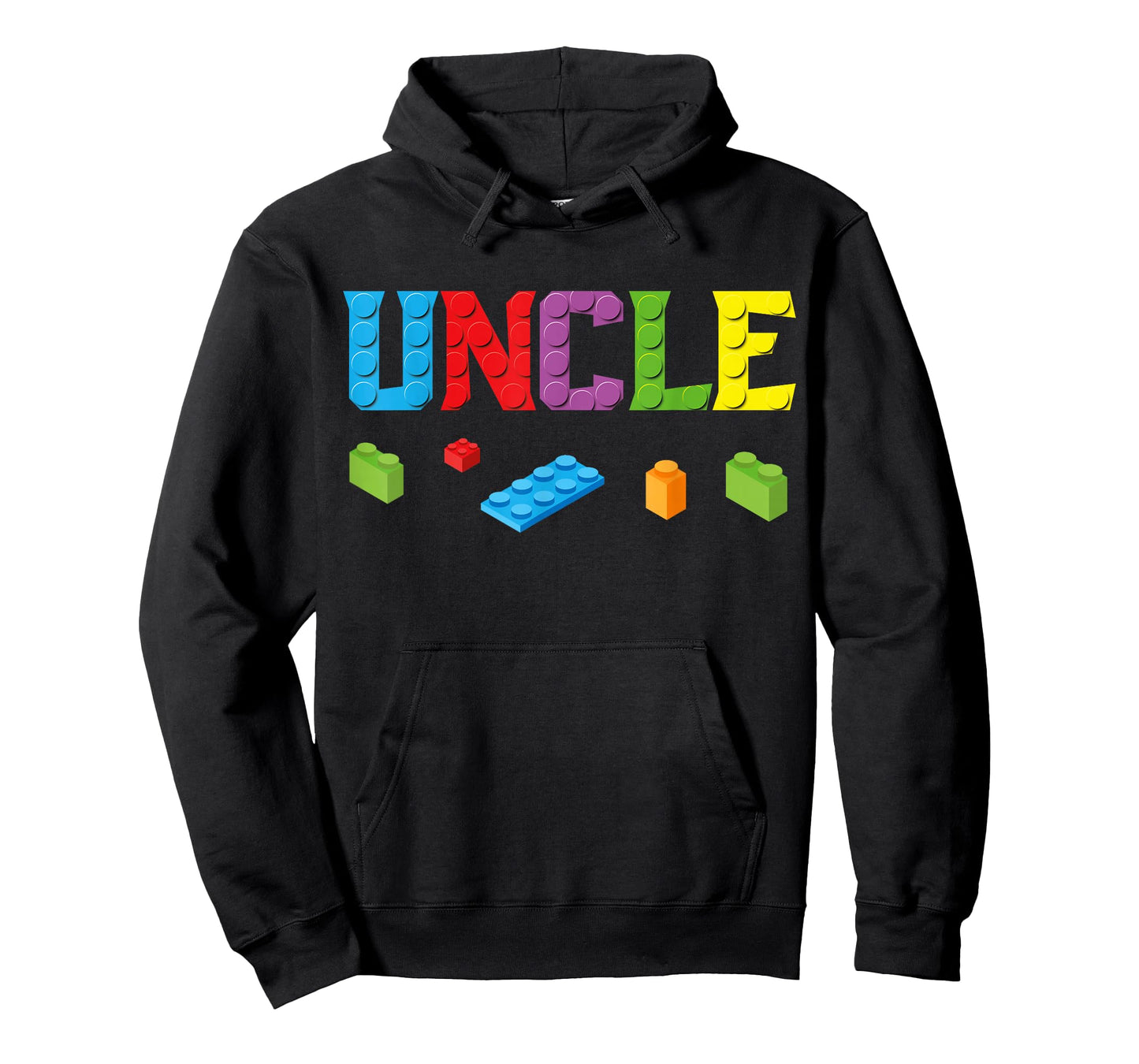 Uncle Master Builder Building Bricks Blocks Family Set Mens T-Shirt