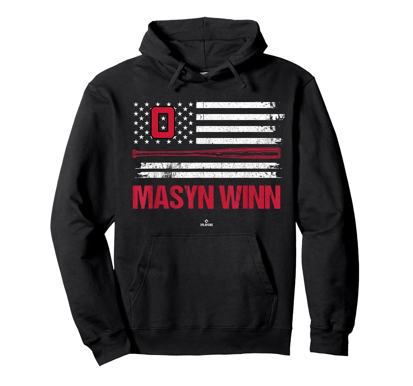 USA Flag Bat Masyn Winn St Louis Baseball MLBPA T-Shirt